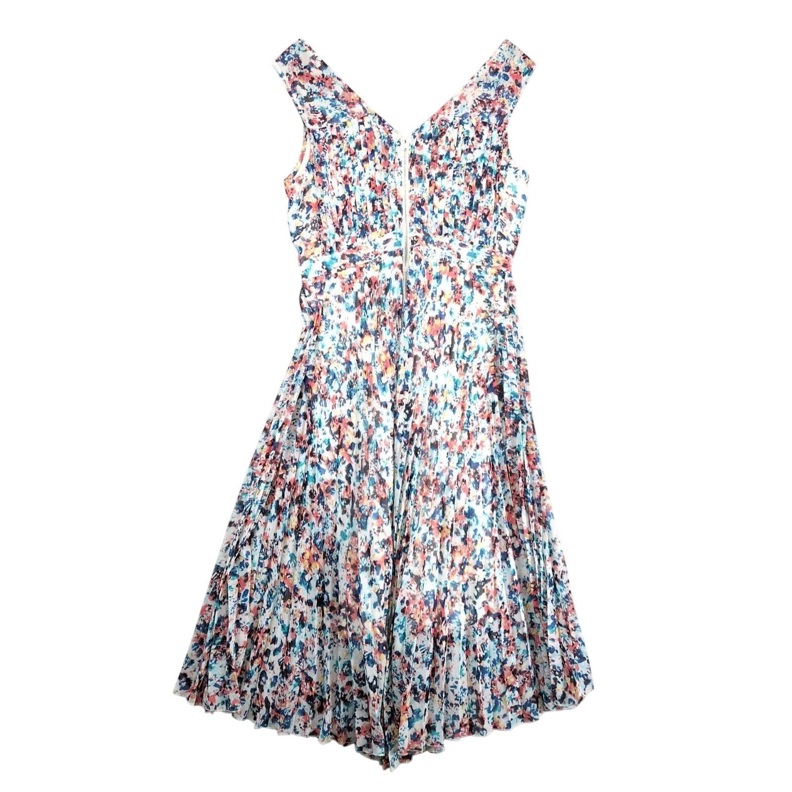 Plenty by Tracy Reese Morgan Pleated High-Low Dress Sz 6