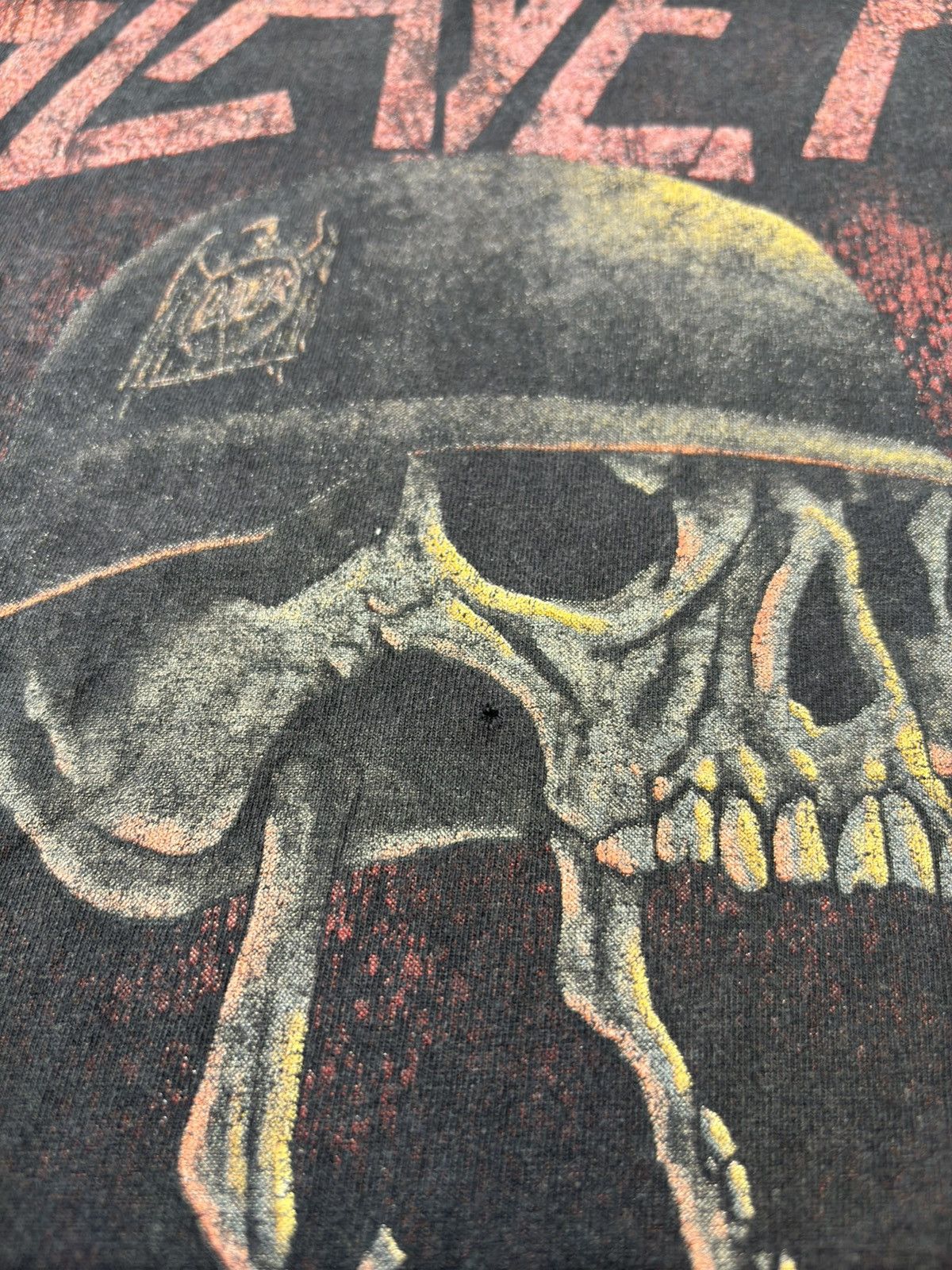Band Tees × Vintage Vintage Slayer Skull Graphic Opium Death Metal Styled Tshirt Size US M / EU 48-50 / 2 - 3 Thumbnail