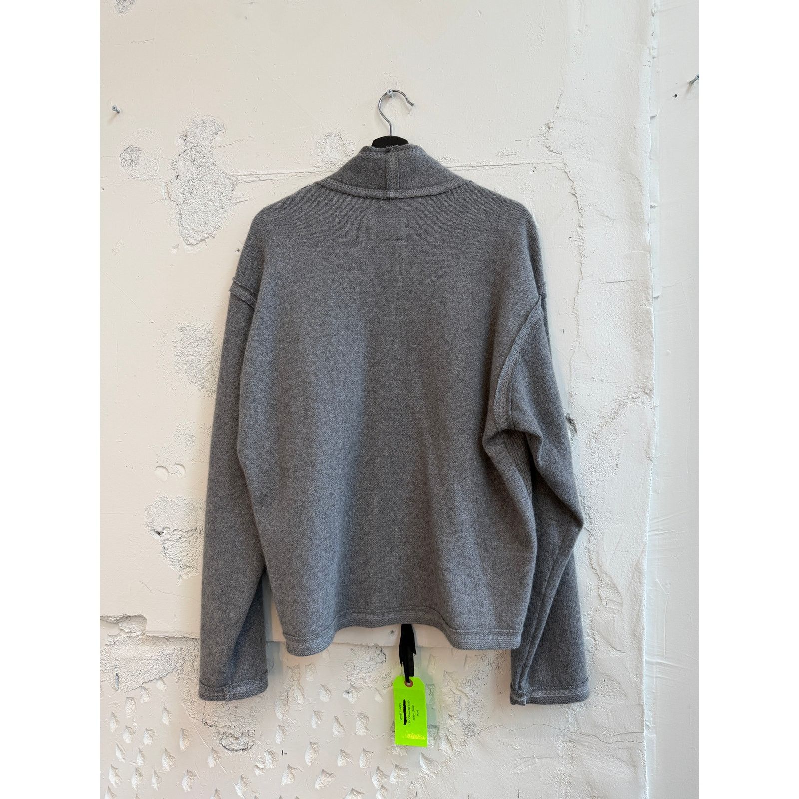 Greg Lauren Greg Lauren SAMPLE Grey Wool Knit GL1 Size US L / EU 52-54 / 3 - 4 Thumbnail