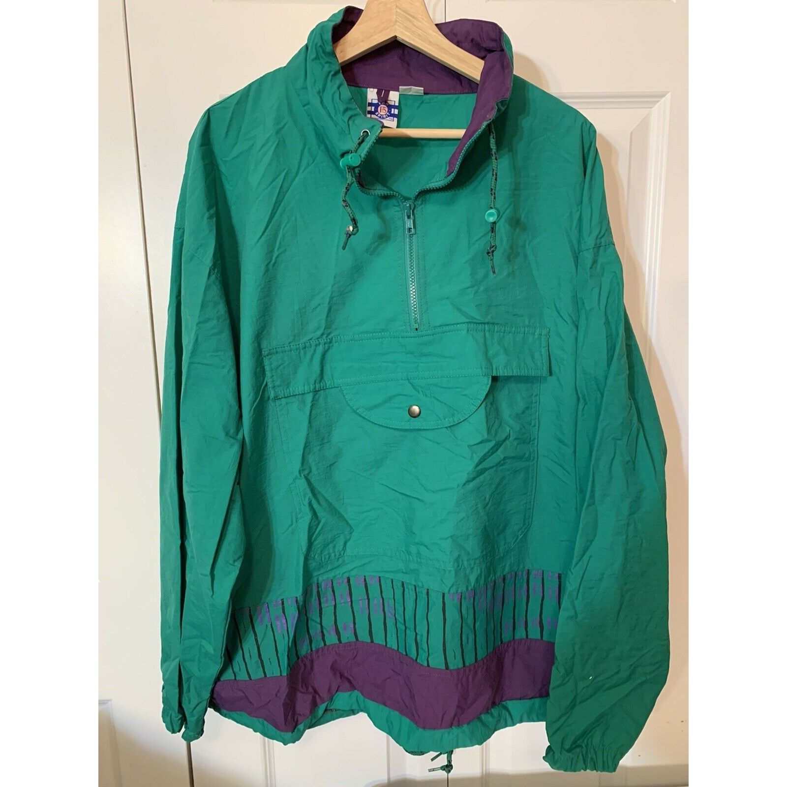Other Vtg Pro Spirit Men’s Sz XL Green Anorak Pullover 1/2 Zip Jac Size US XL / EU 56 / 4 - 1 Thumbnail