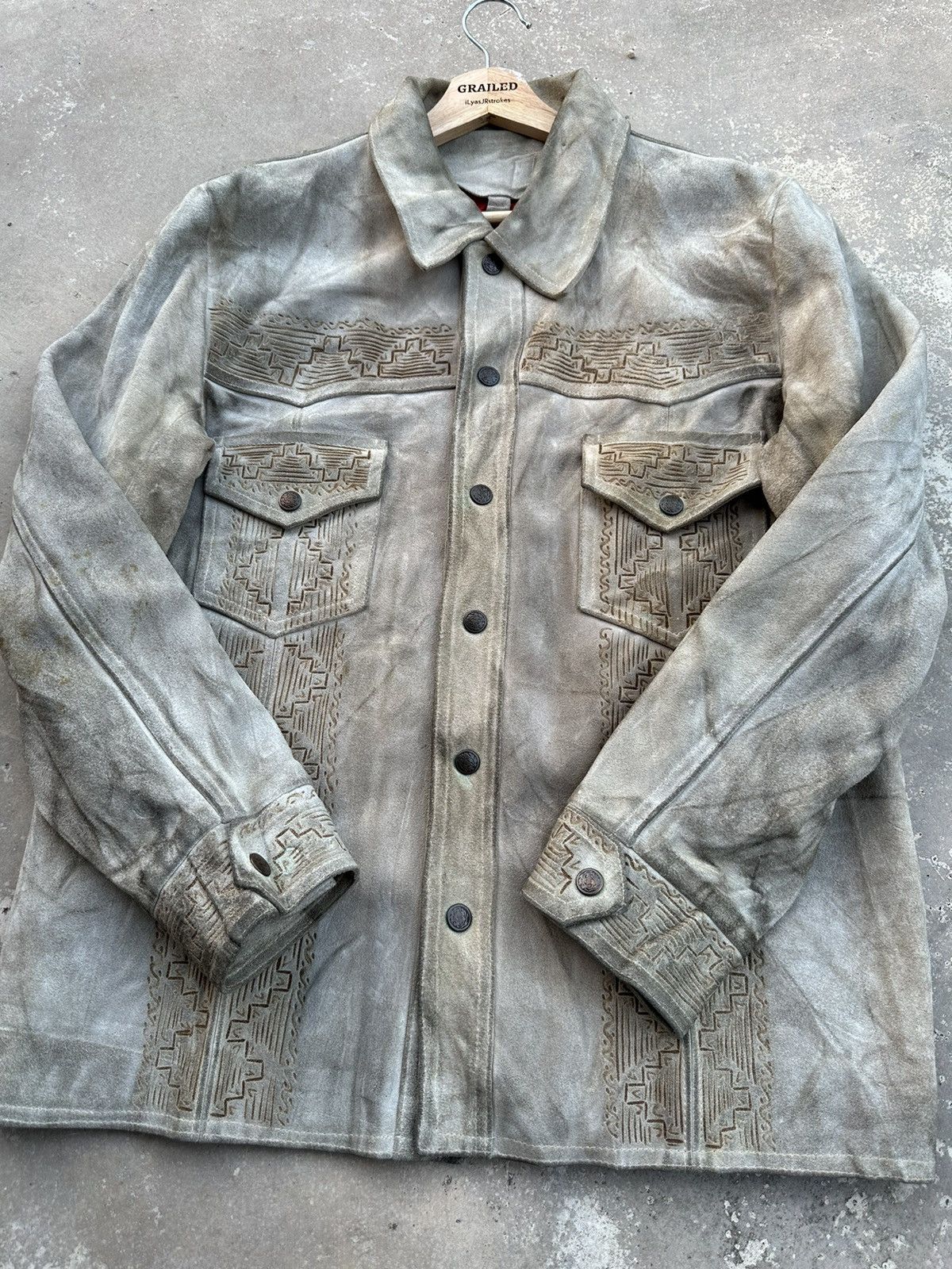 Leather 60’s Vintage Horse Suede Leather American Heritage Jacket Size US M / EU 48-50 / 2 - 11 Thumbnail