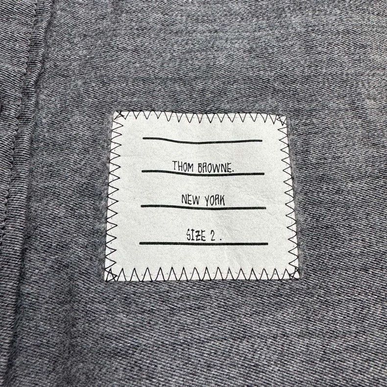 Thom Browne Thom Browne size2 Arm loop wool shirt Size US M / EU 48-50 / 2 - 2 Thumbnail