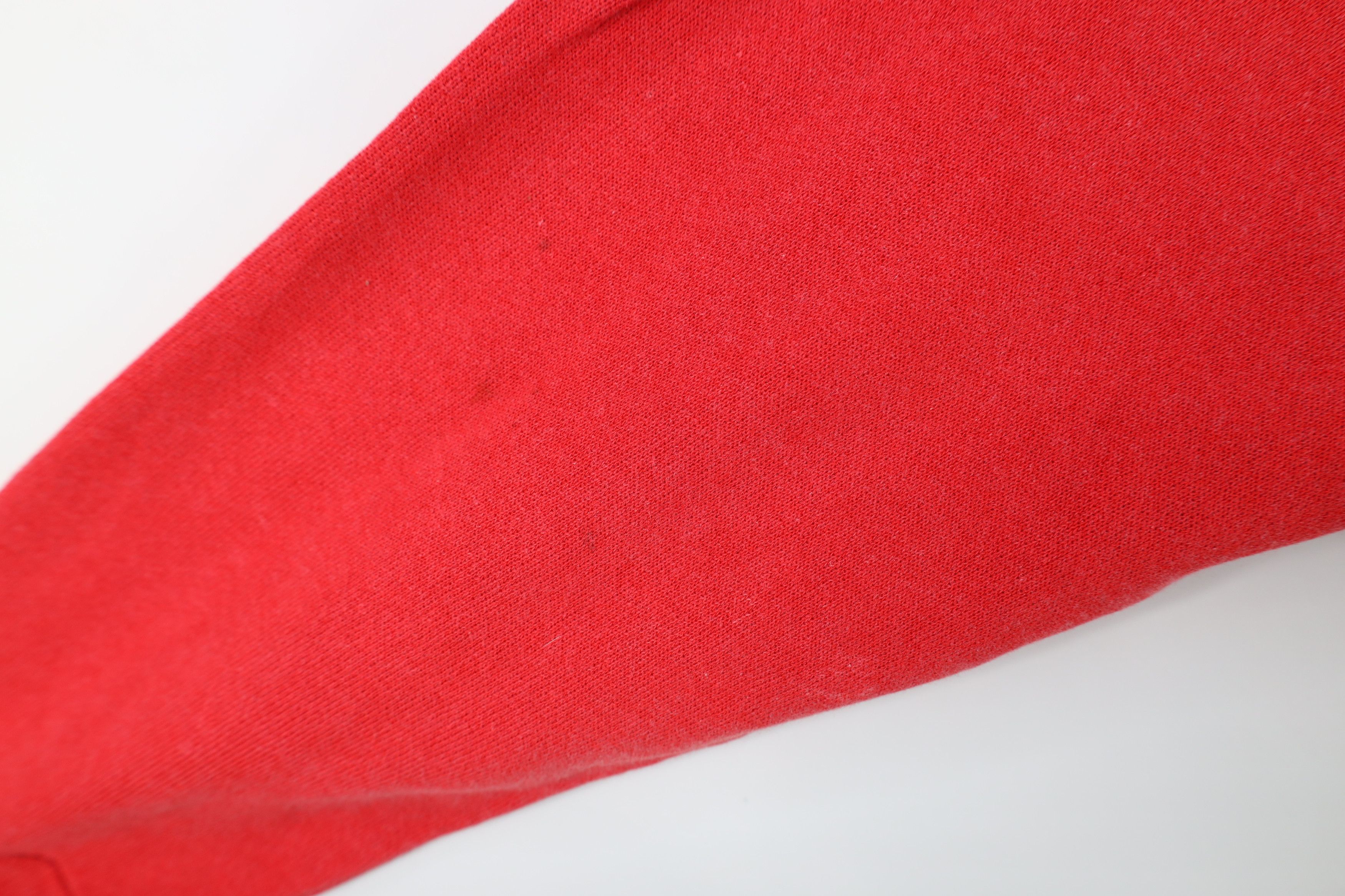 Vintage Vintage 70s 80s Streetwear Crewneck Sweatshirt Red USA Size US L / EU 52-54 / 3 - 8 Thumbnail