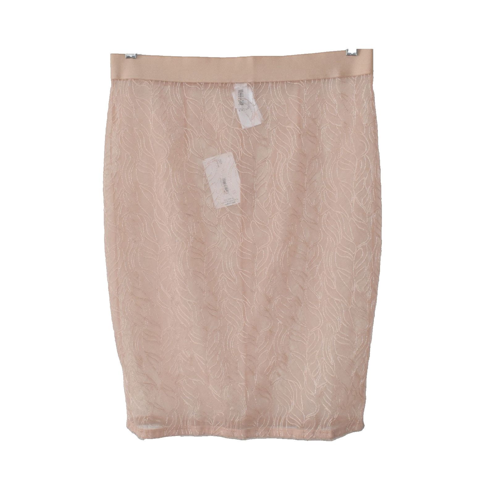 Wolford A4 NWT WOLFORD Transparent Dusty Coral Leafage Skirt Size L Size 32" / US 10 / IT 46 - 1 Thumbnail