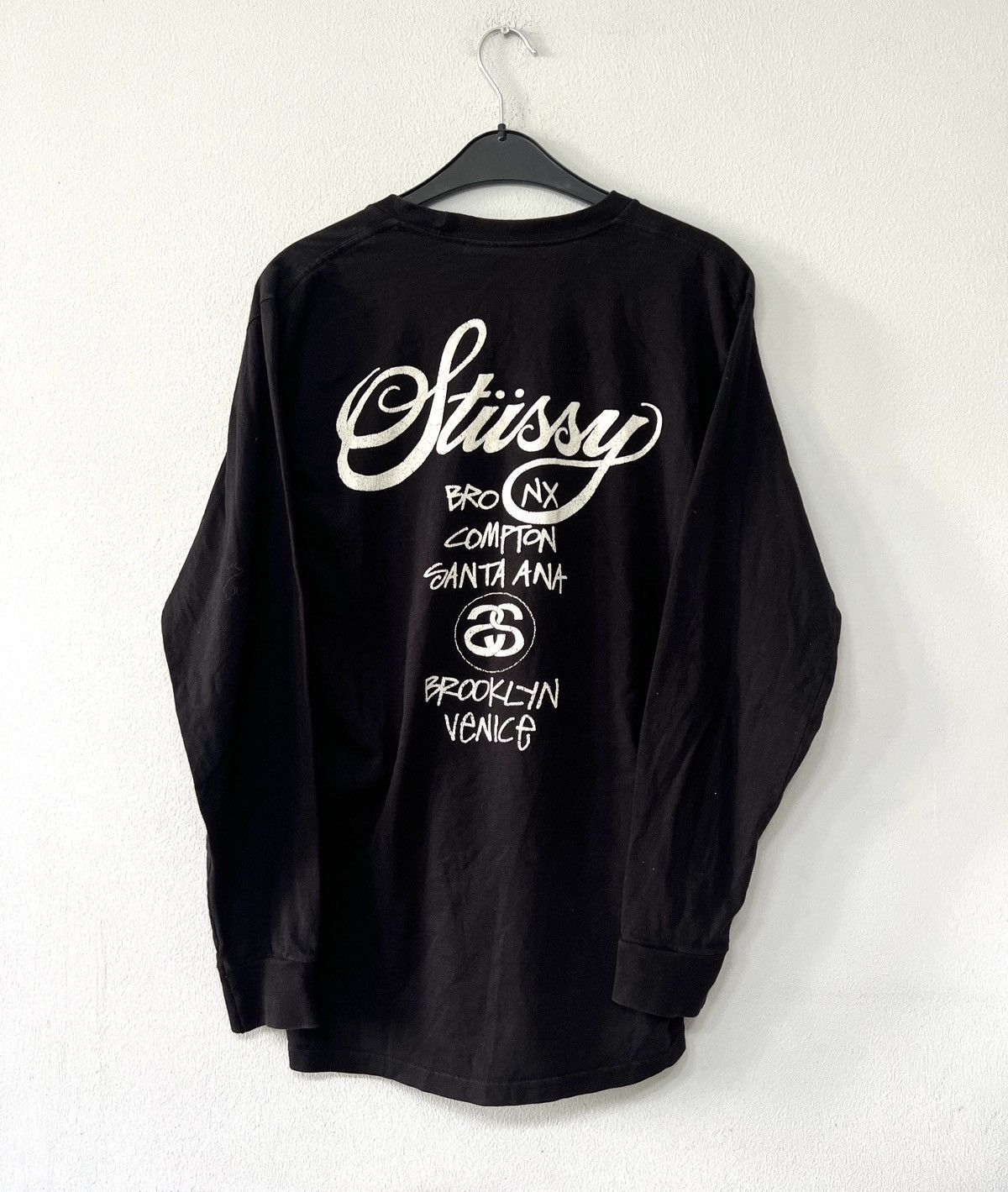 Stussy Stussy longsleeve world tour vintage longsleeve Size US M / EU 48-50 / 2 - 2 Thumbnail