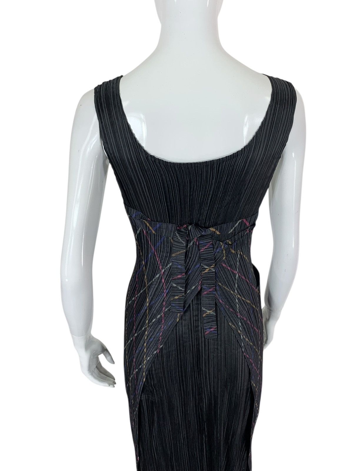 Pleats Please Issey Miyake Vintage Issey Miyake IM Product Pleated Teal Apron Dress Size ONE SIZE - 14 Thumbnail