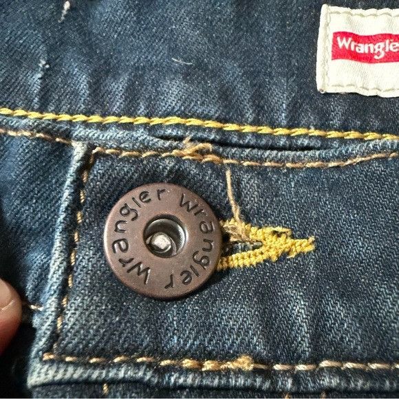 Wrangler Wrangler Dark Blue Straight Athletic Fit Jeans 31x30 Size US 31 - 4 Thumbnail