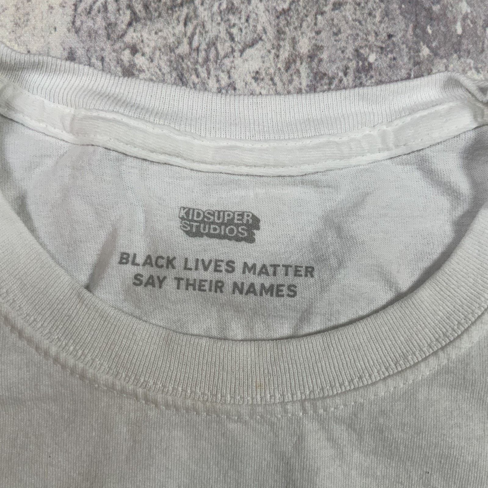 KidSuper KidSuper Studios T-Shirt Mens Medium White BLM Size US M / EU 48-50 / 2 - 3 Thumbnail