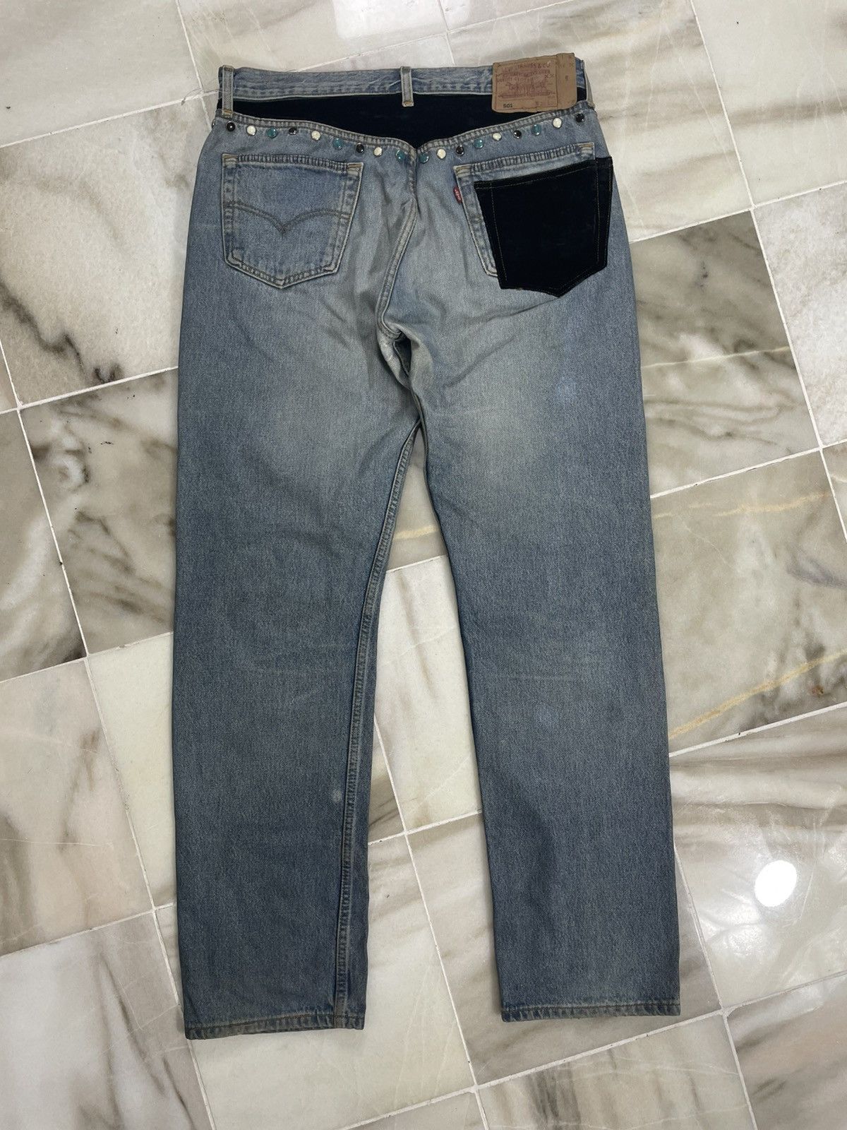Levi's Levis Vintage 501 Reconstructed Distressed Design Size US 34 / EU 50 - 4 Thumbnail