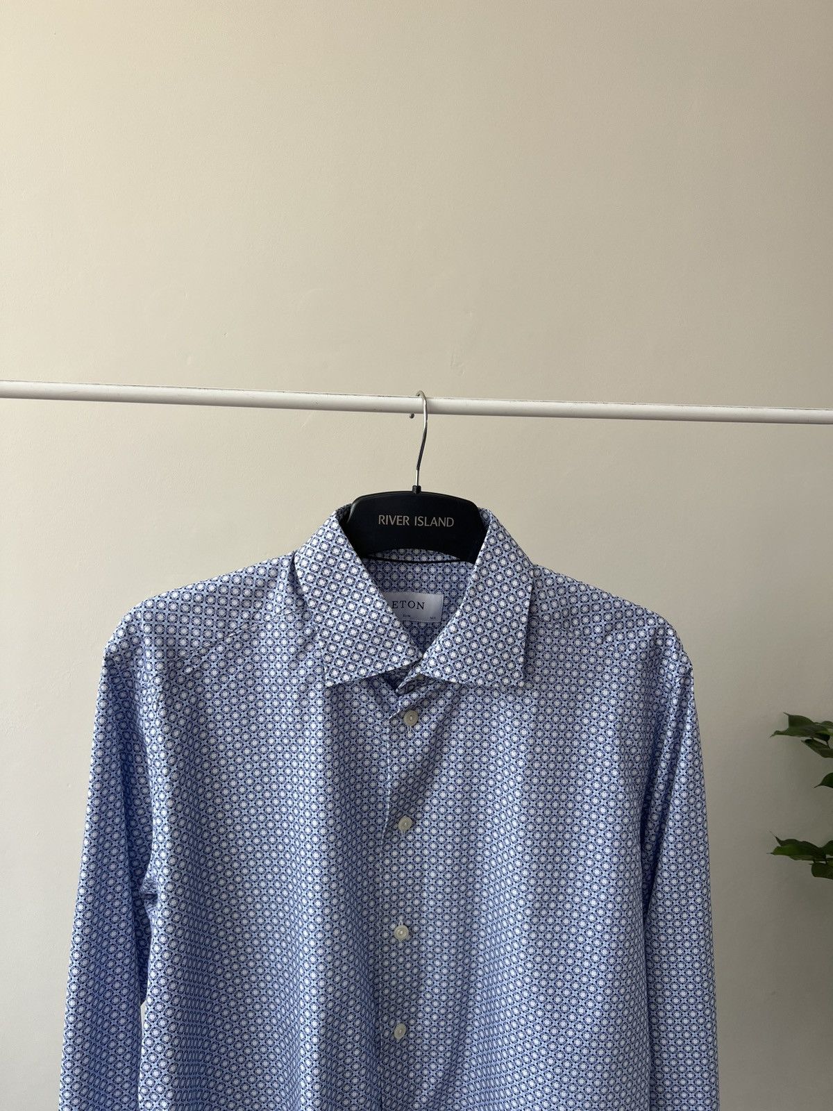 Eton × Vintage Vintage Eton Luxury Button Up Shirt Size US L / EU 52-54 / 3 - 6 Thumbnail
