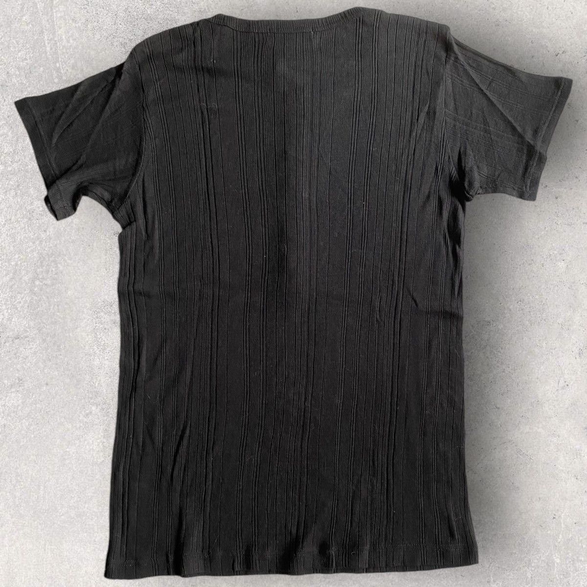 Yohji Yamamoto YYHP Buttons Front Ribbed Tee Size US L / EU 52-54 / 3 - 3 Thumbnail