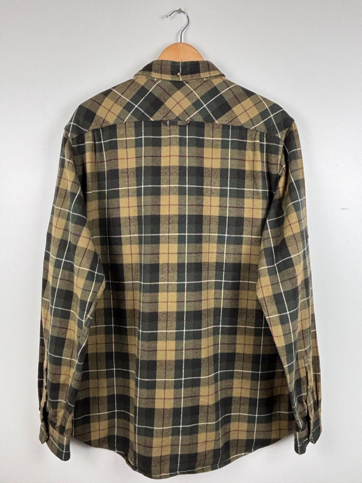 Fjallraven Fjallraven Singi Heavy Flannel Shirt Cotton Green Yellow 2XL Size US XXL / EU 58 / 5 - 4 Thumbnail