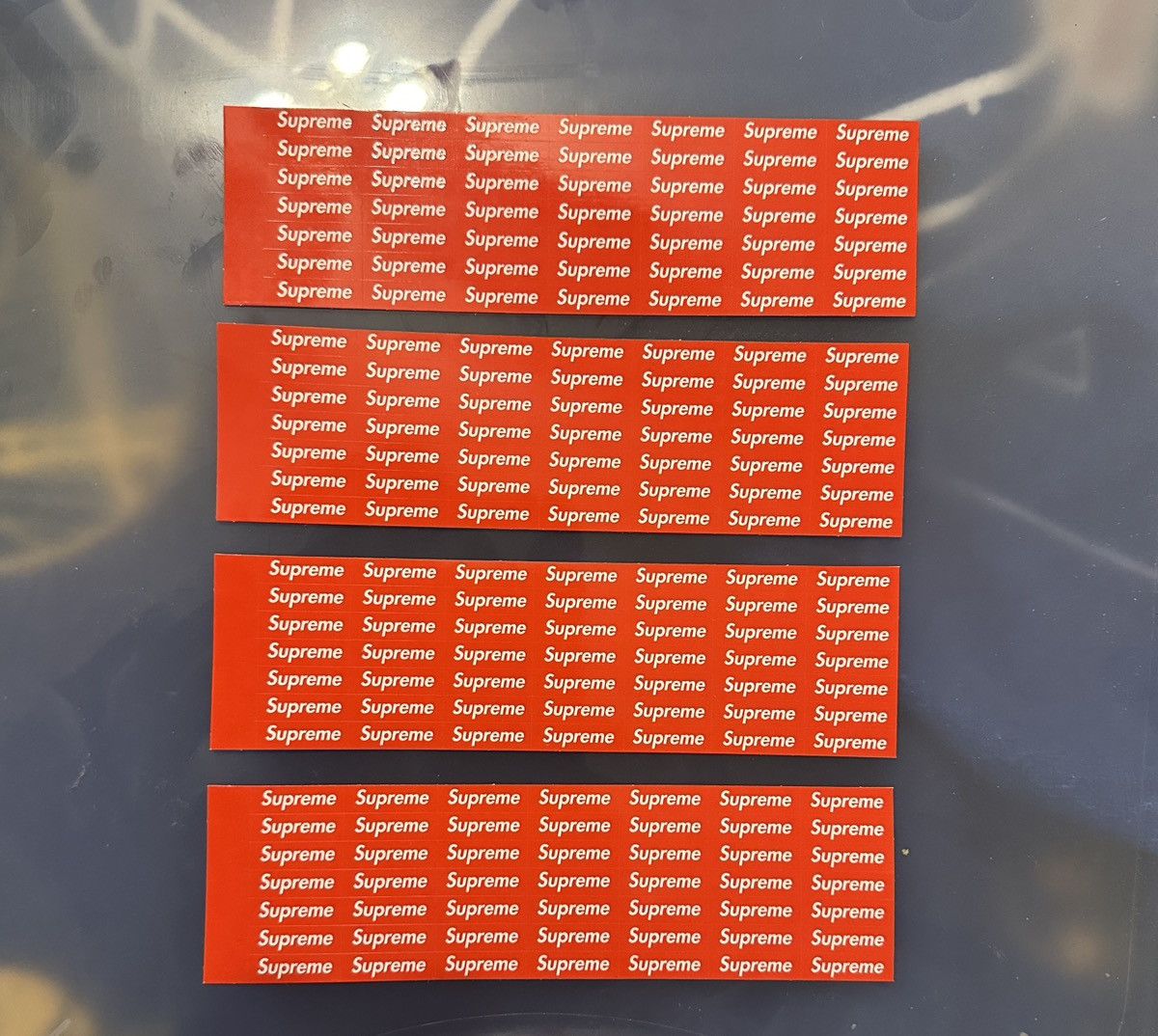 1 “Red Underwear” Supreme Sticker 