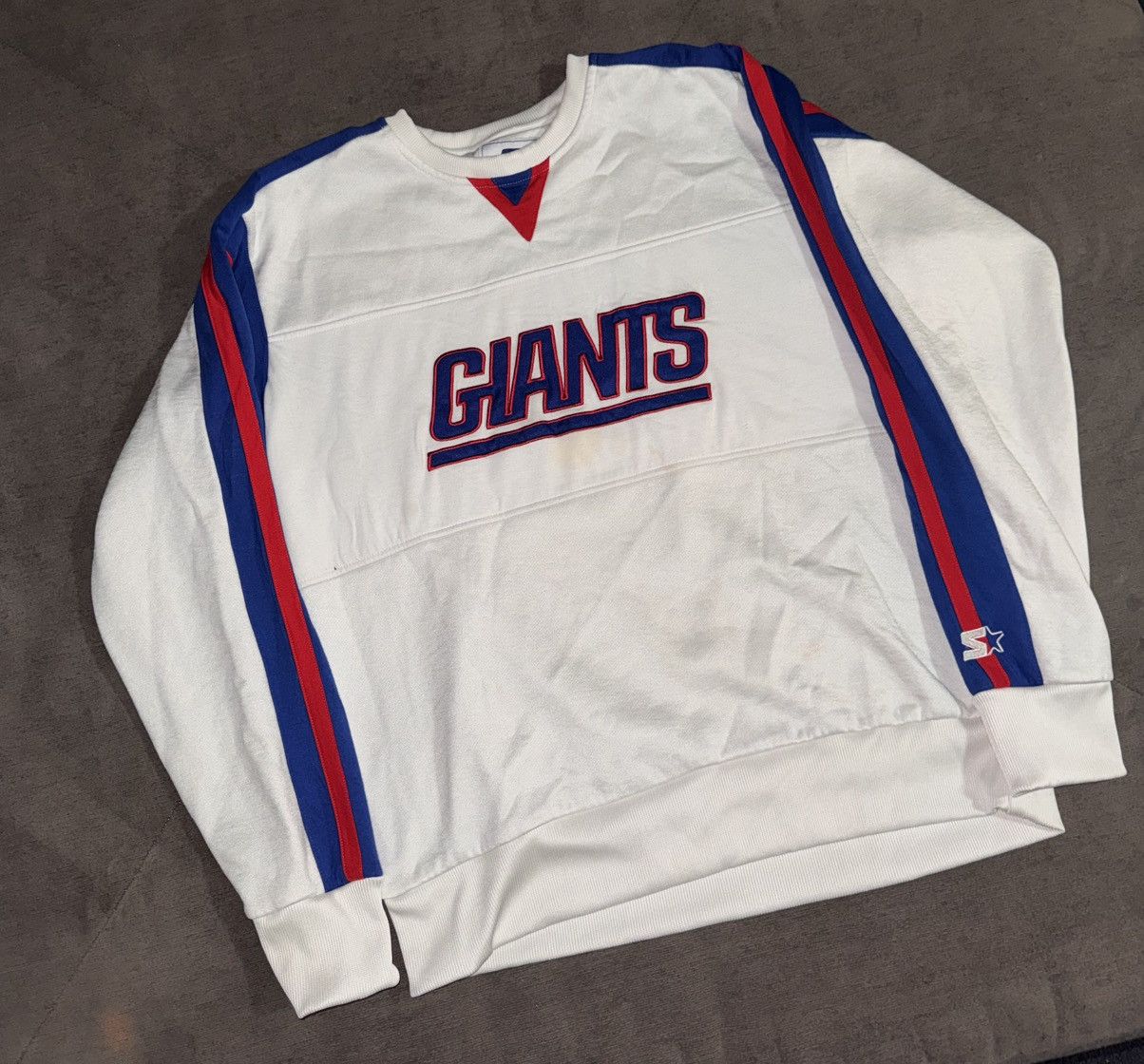 NFL vintage Stater New York Giants crewneck Size US L / EU 52-54 / 3 - 2 Thumbnail