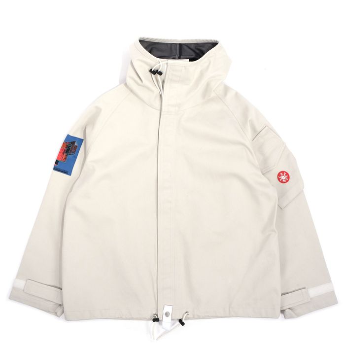 Cav Empt Cavempt bonded zip hooded jacket - white - large | Grailed