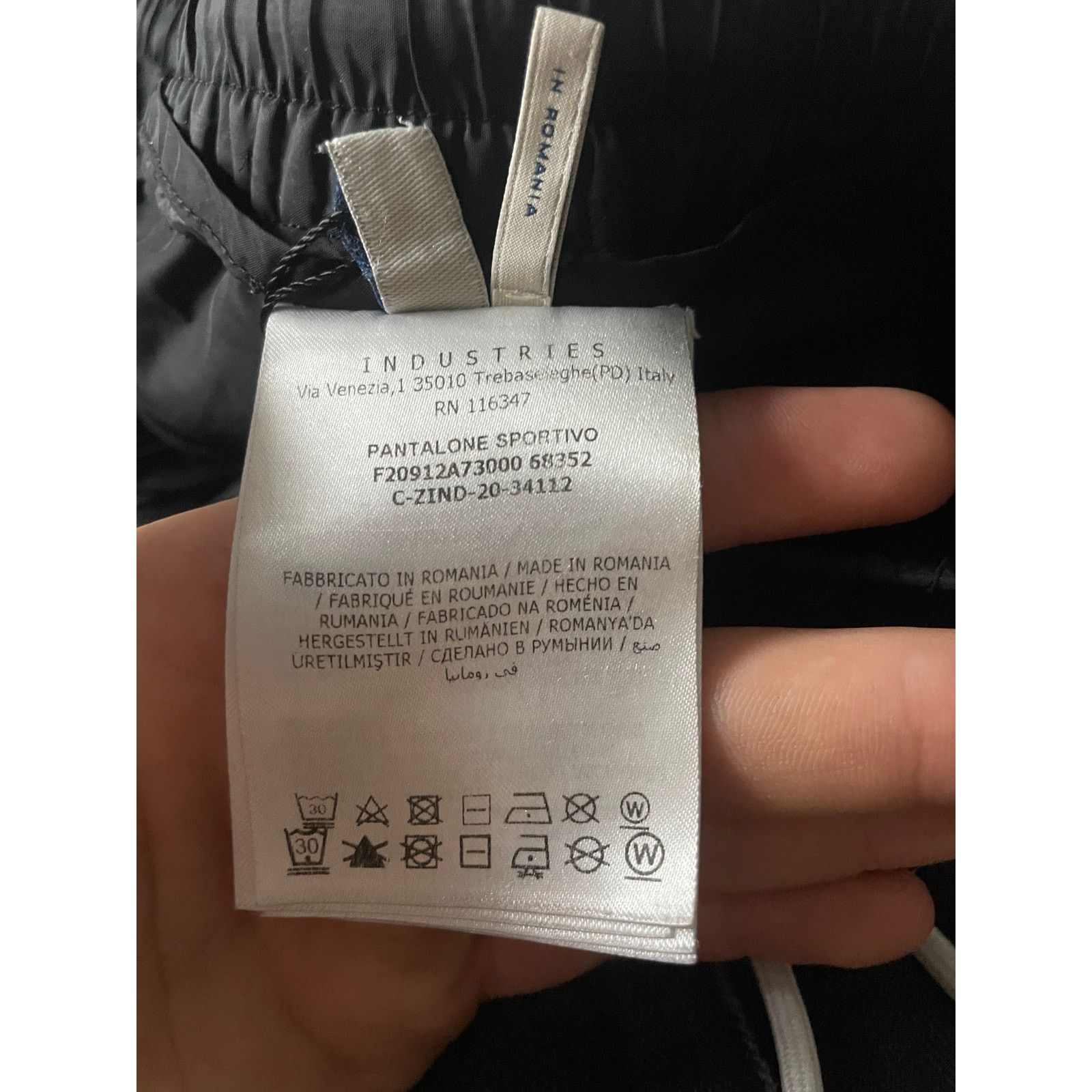 Moncler Moncler Track Pants Black White Stripe Used 46 (Small) Size US 30 / EU 46 - 5 Thumbnail