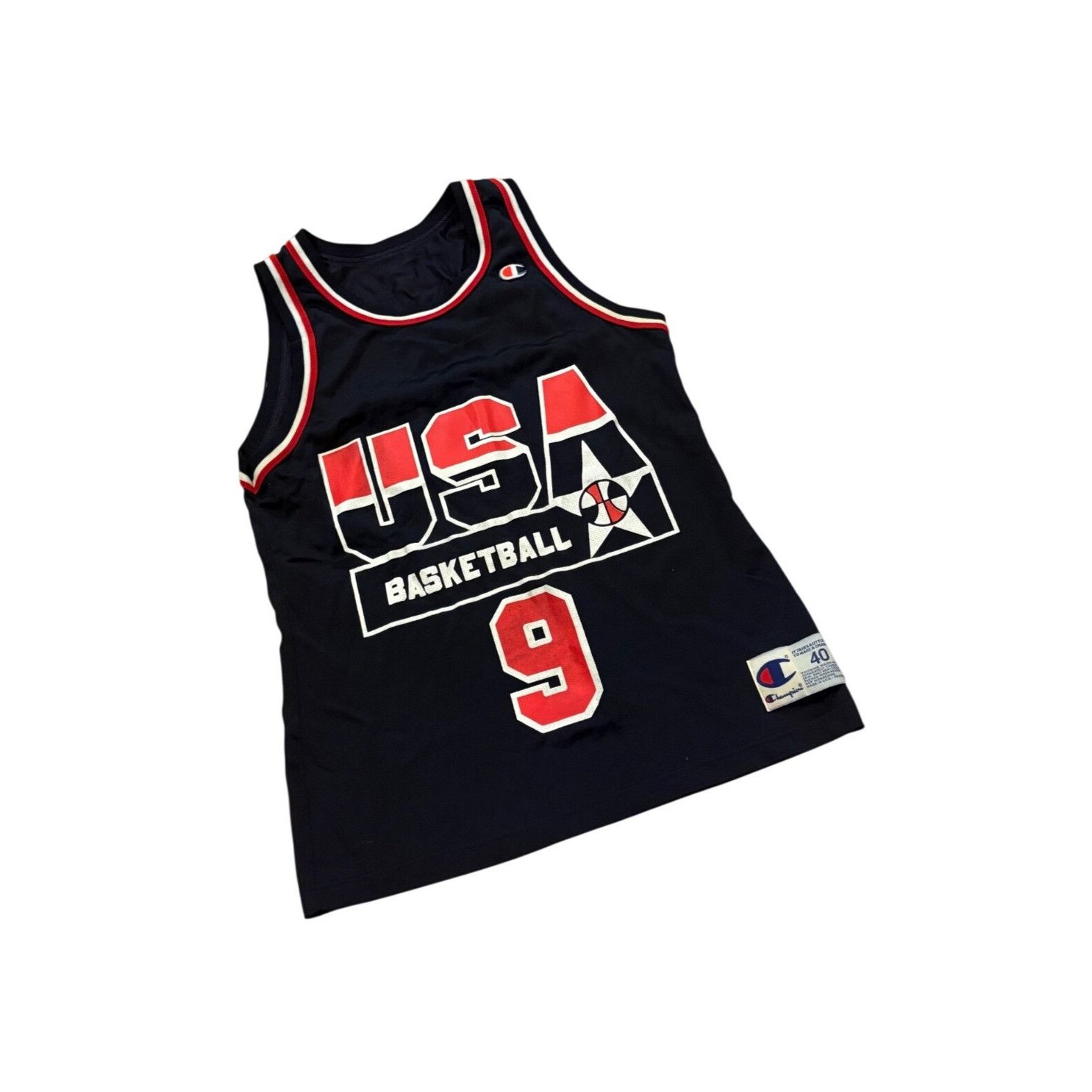 Champion Vintage 1994 USA Basketball Dan Majerle #9 Champion Basketba Size US M / EU 48-50 / 2 - 3 Thumbnail