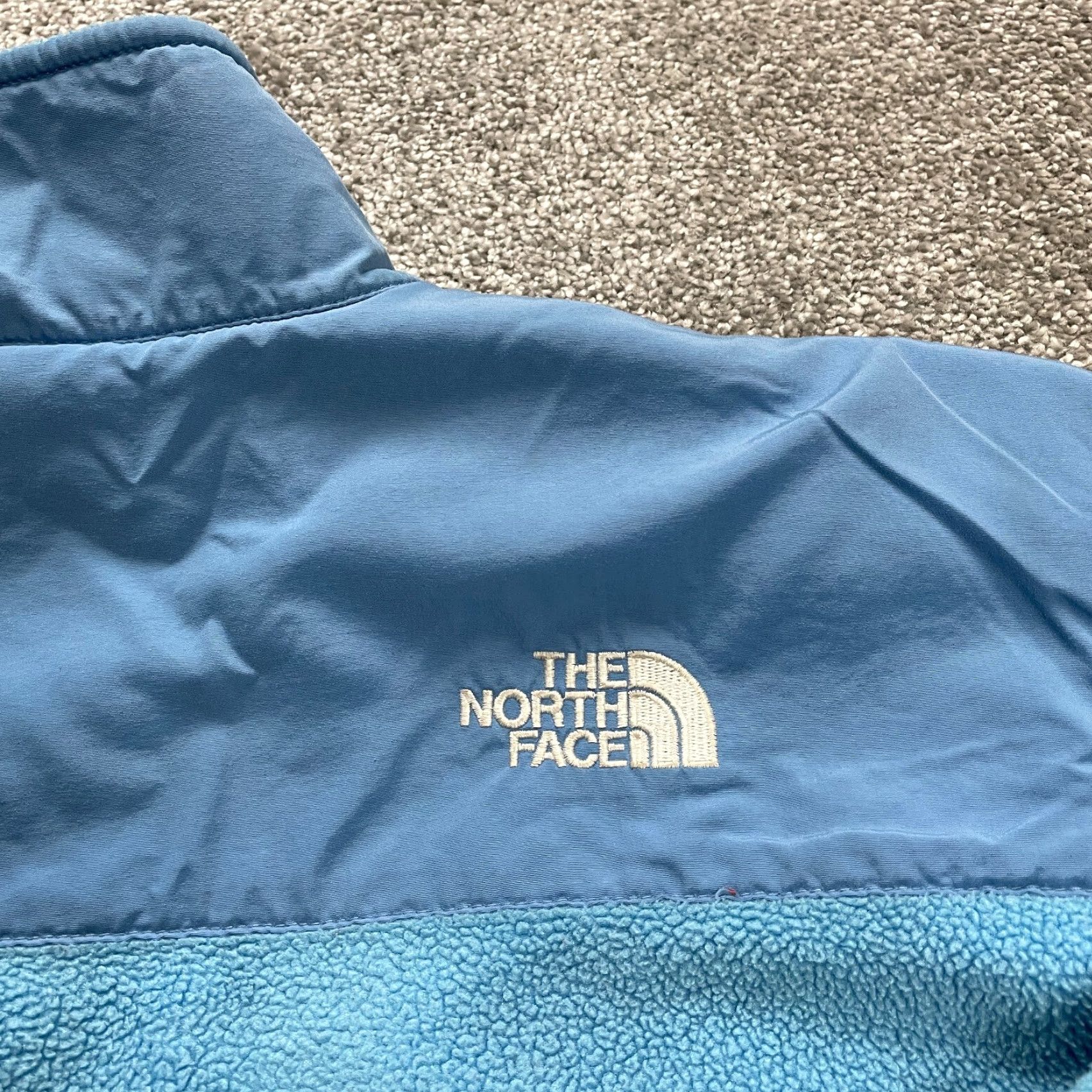 The North Face The North Face Jacket Teens L Light Blue Full Zip Polartec Fleece Mid-Length Everyday Casual Redefined? No. Size L / US 10 / IT 46 - 4 Thumbnail