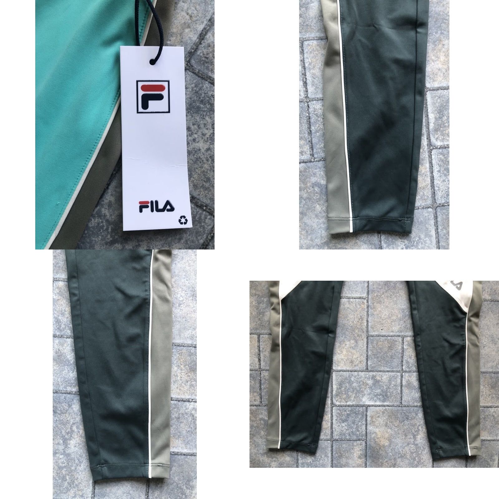 Fila NWT New Fila Sonya Leggings Women’s SMALL Green Teal With Pockets MSRP 0 Size 28" / US 6 / IT 42 - 8 Thumbnail