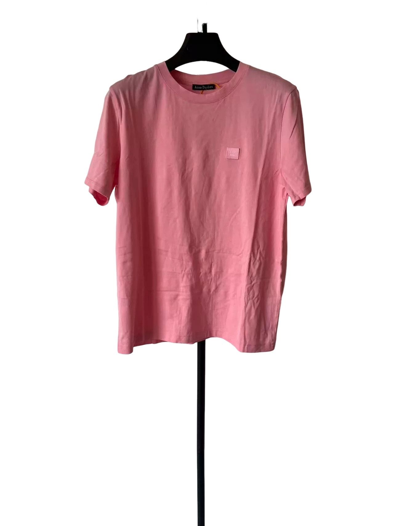 Acne Studios Acne Studios Pink Face Patch T-Shirt Size M Size US M / EU 48-50 / 2 - 1 Thumbnail