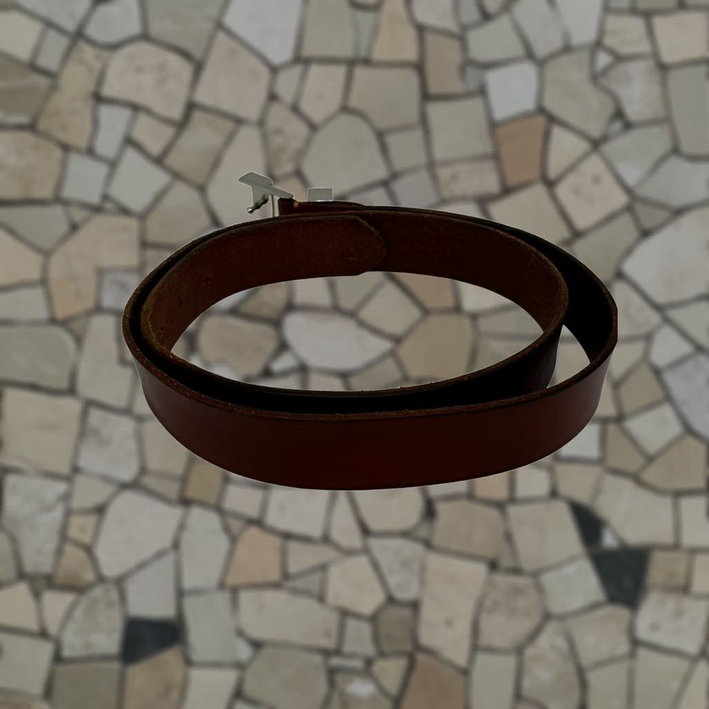 Paul Smith Paul Smith Men Belt Leather Brown 50” Size Mens Buckle Pre-Owned Like New Size ONE SIZE - 1 Thumbnail