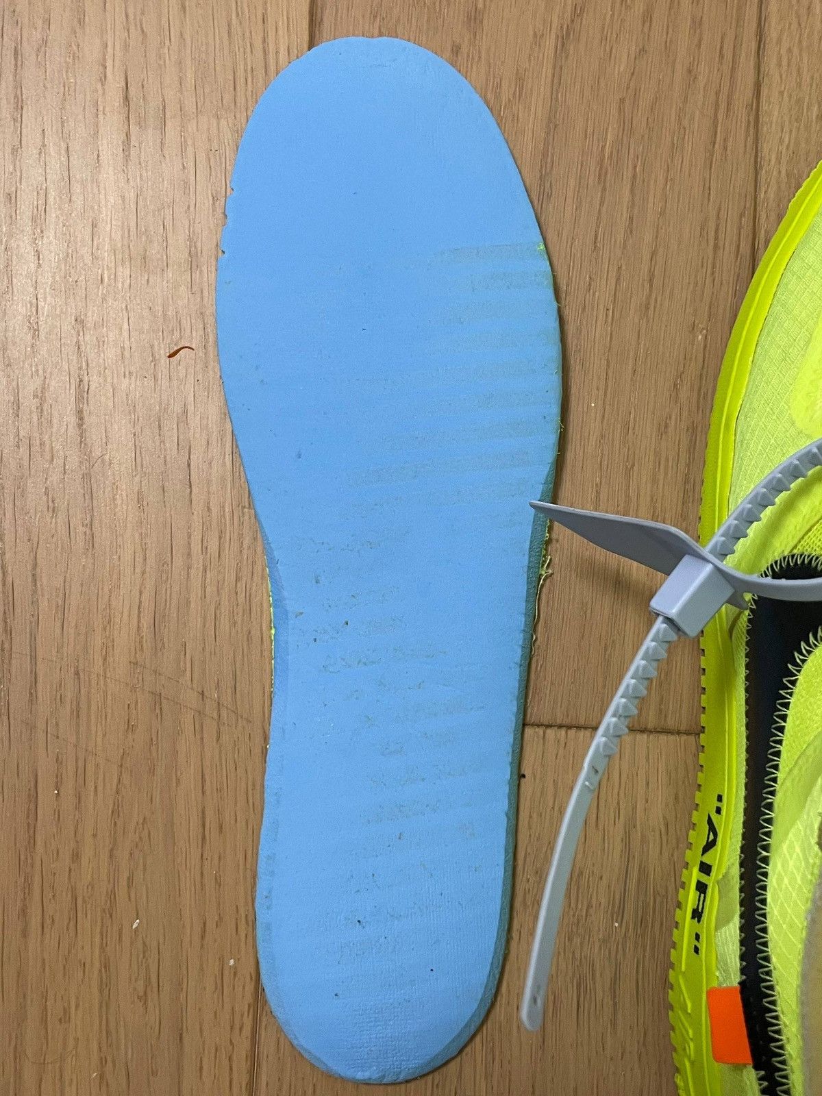 Nike × Off-White air force 1 off white “volt” Size US 9.5 / EU 42-43 - 8 Thumbnail