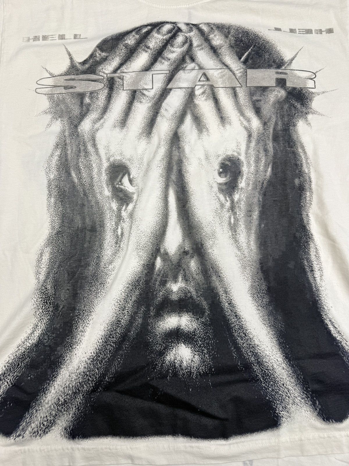 HELLSTAR Hellstar Jesus Eyes T-shirt Size US L / EU 52-54 / 3 - 2 Thumbnail