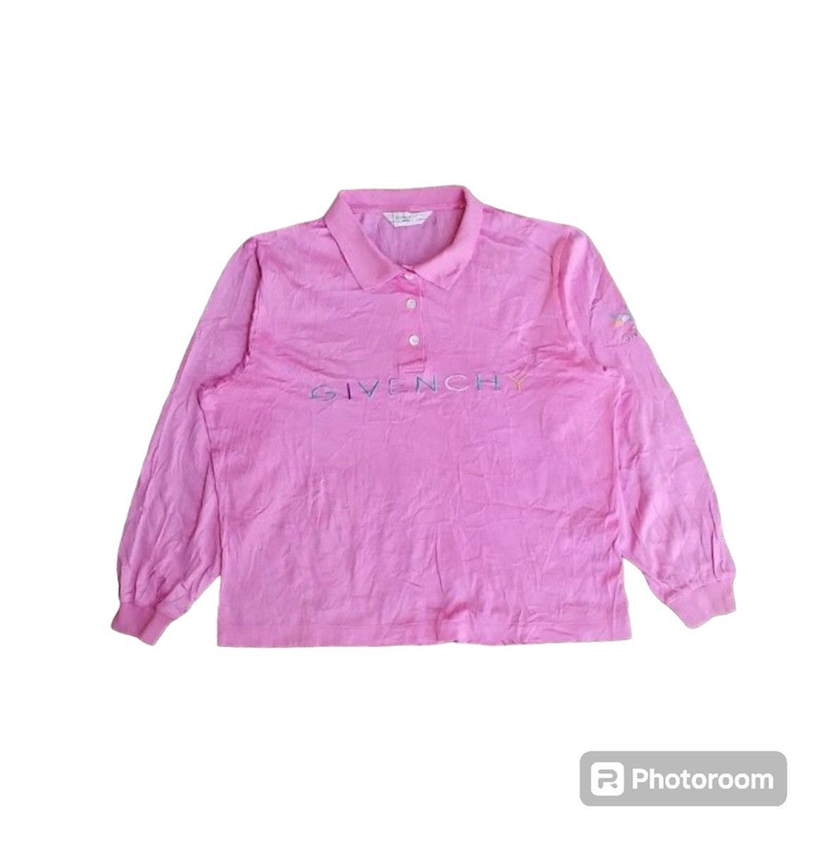 Givenchy Vintage Givenchy Longsleeve Polo Shirt Size US S / EU 44-46 / 1 - 2 Thumbnail