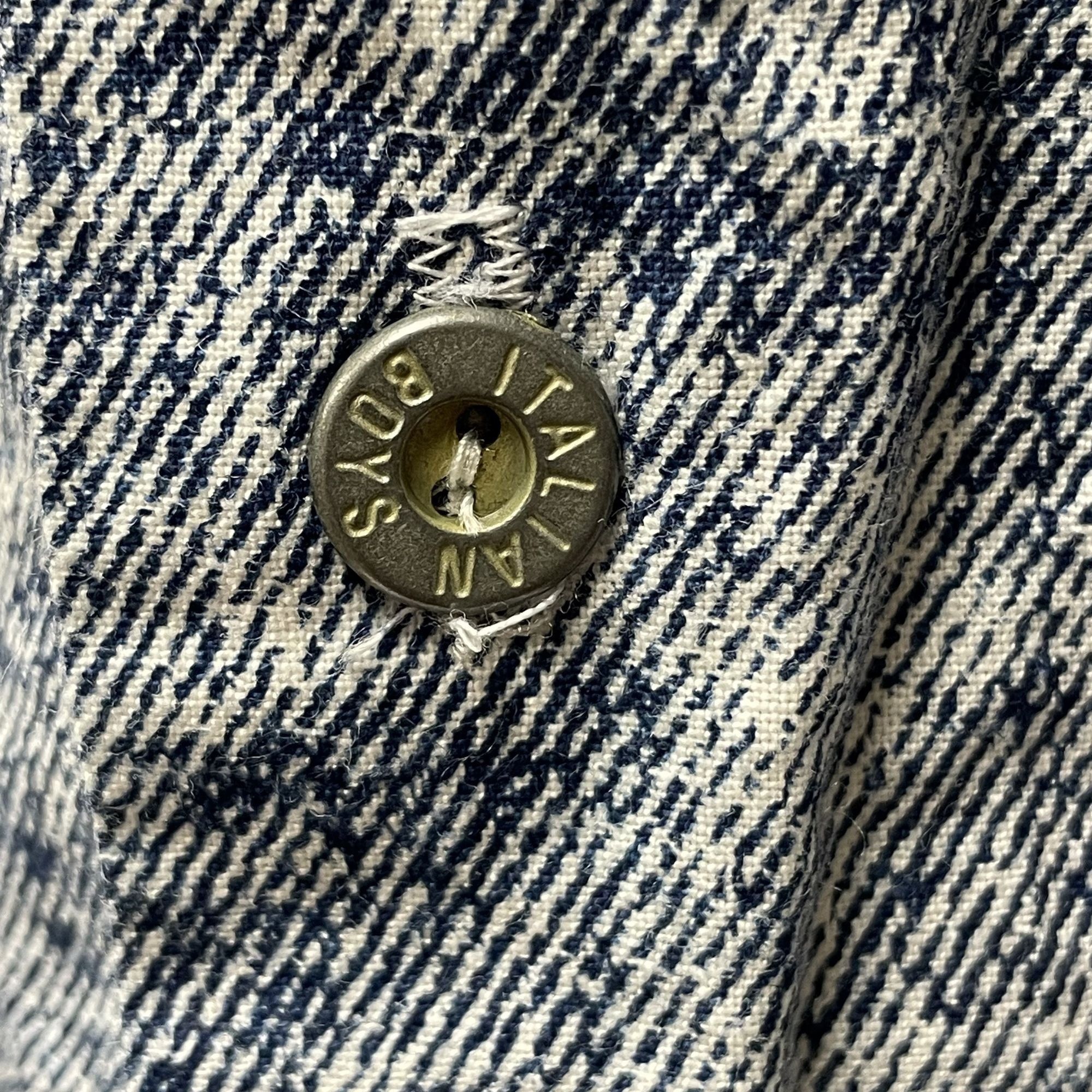Other Vtg Italian Boys Aldo Gianne STONE WASH Streetwear Shirt Size US S / EU 44-46 / 1 - 10 Thumbnail