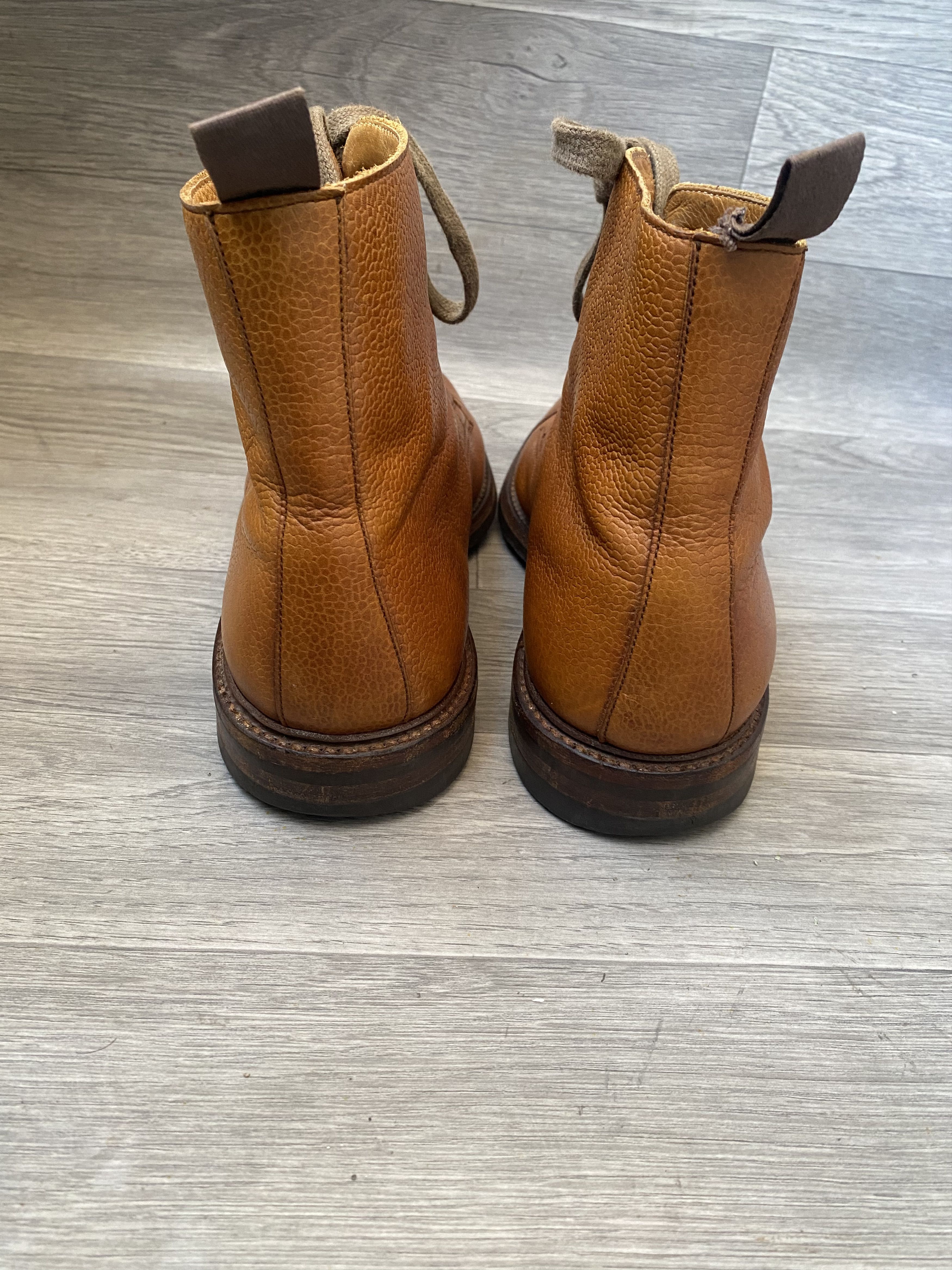 Crockett & Jones Crockett and jones Archie brown pebble grain cap toe boots Size US 9.5 / EU 42-43 - 9 Thumbnail