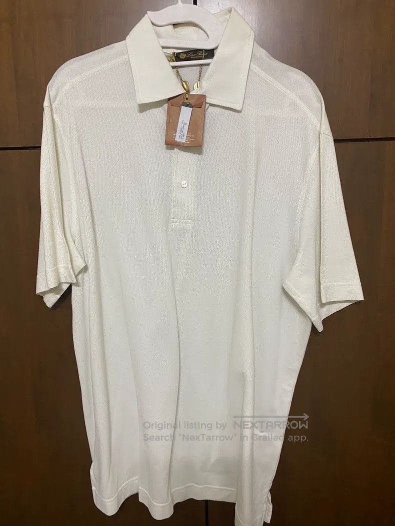 Loro Piana Men's Short Sleeve Polo Shirt T-Shirt