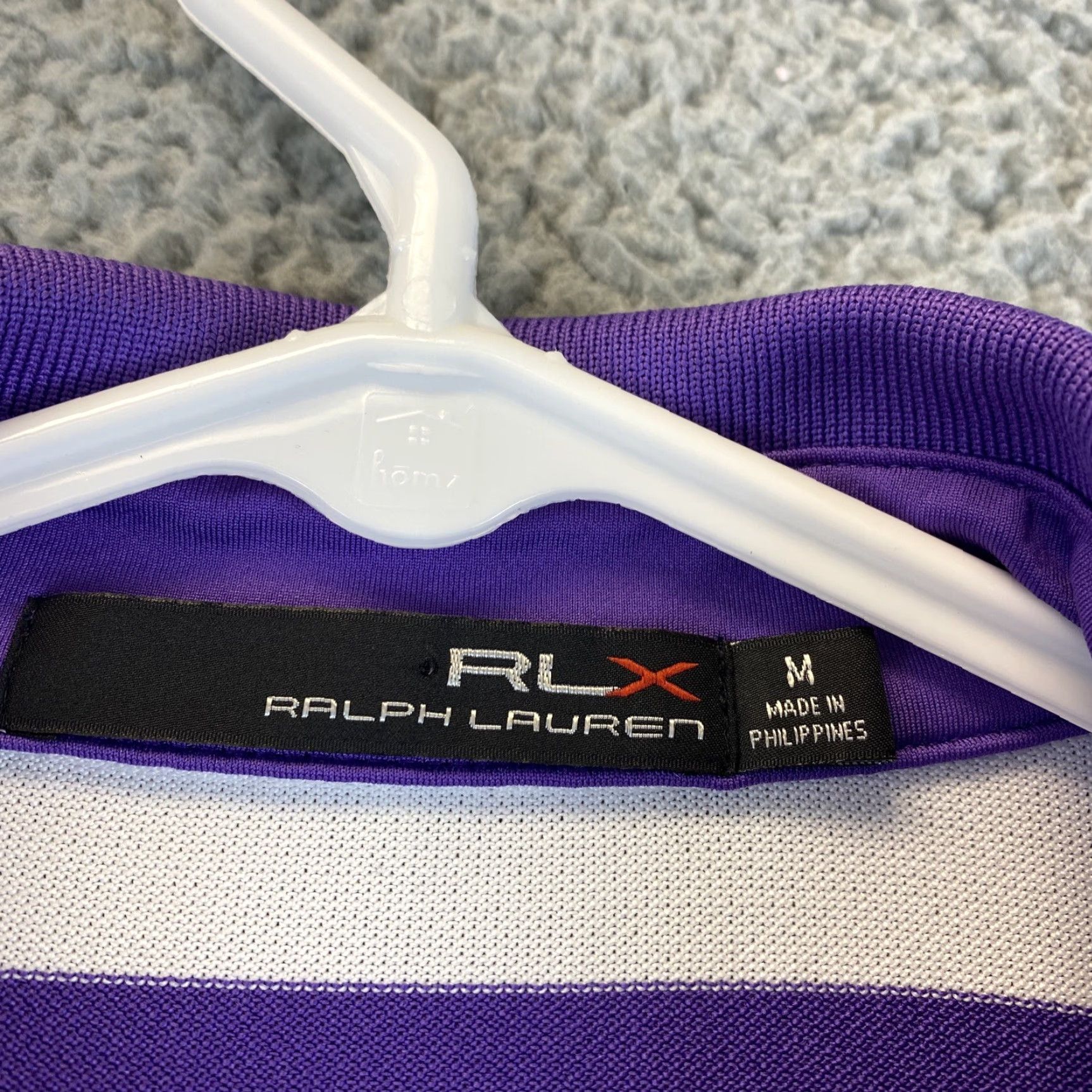 Polo Ralph Lauren POLO RALPH LAUREN White Striped Polo Shirt Mens Short Sleeve Size M Classic Activewear Size US M / EU 48-50 / 2 - 5 Thumbnail