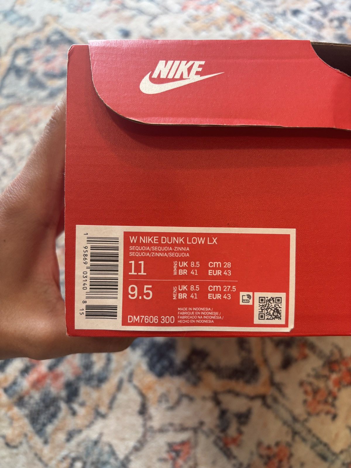 Nike Nike Dunk Low W LX Avocado Hidden Layer Size US 9.5 / EU 42-43 - 11 Thumbnail