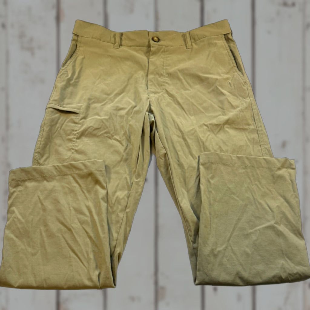 Vintage UB Tech Mens Nylon Golf Pants Size 32x30 Brown Pockets Cargo Zip 1896 Size US 32 / EU 48 - 1 Thumbnail