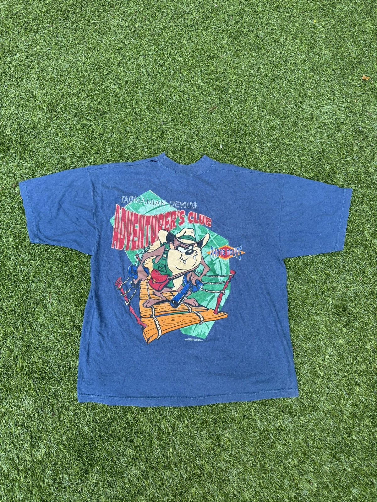 Vintage Vintage 90s Tasmanian Devils Adventure Club Tee L Size US L / EU 52-54 / 3 - 1 Thumbnail