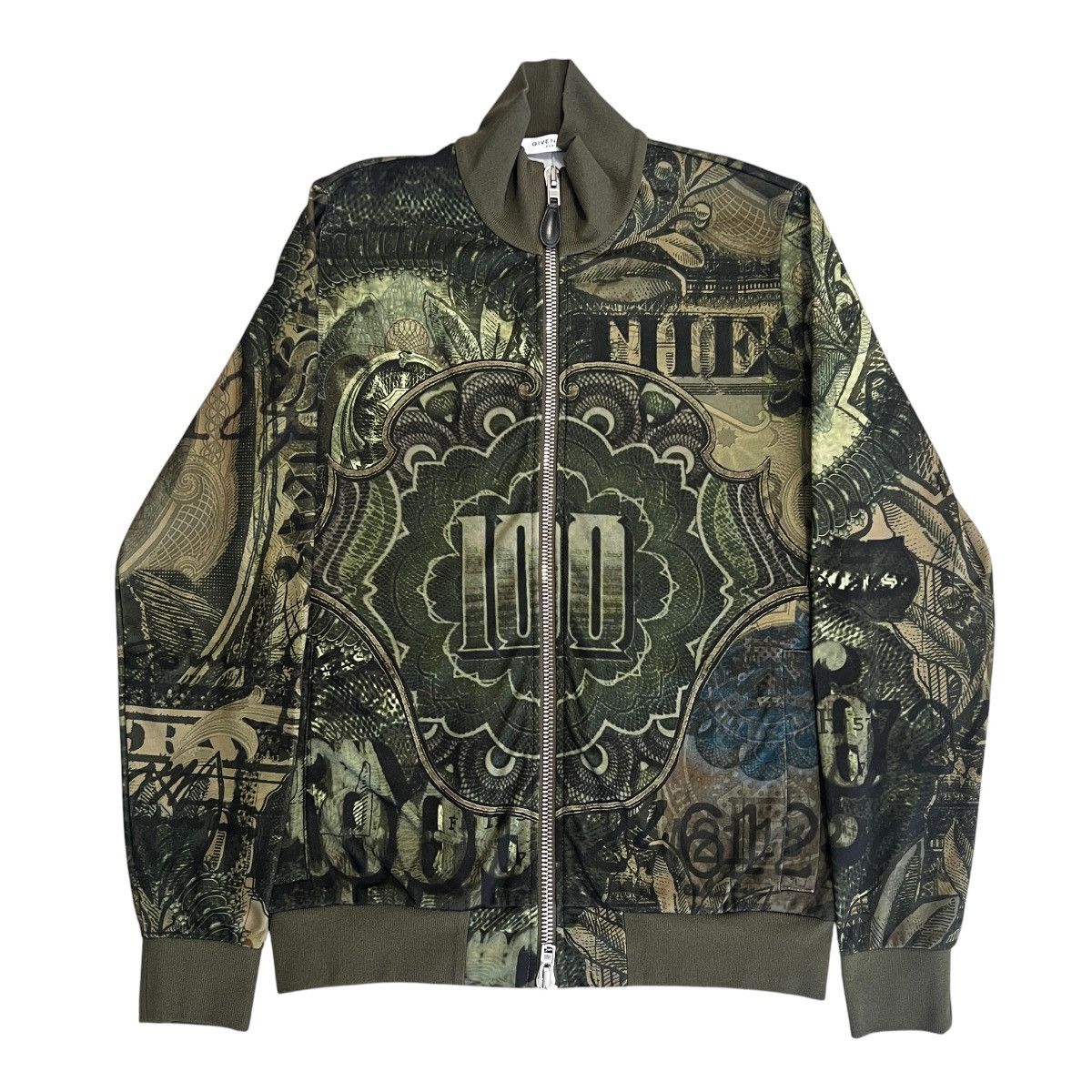 Givenchy Givenchy by Riccardo Tisci FW14 MA-1 Grey Tribal Bomber