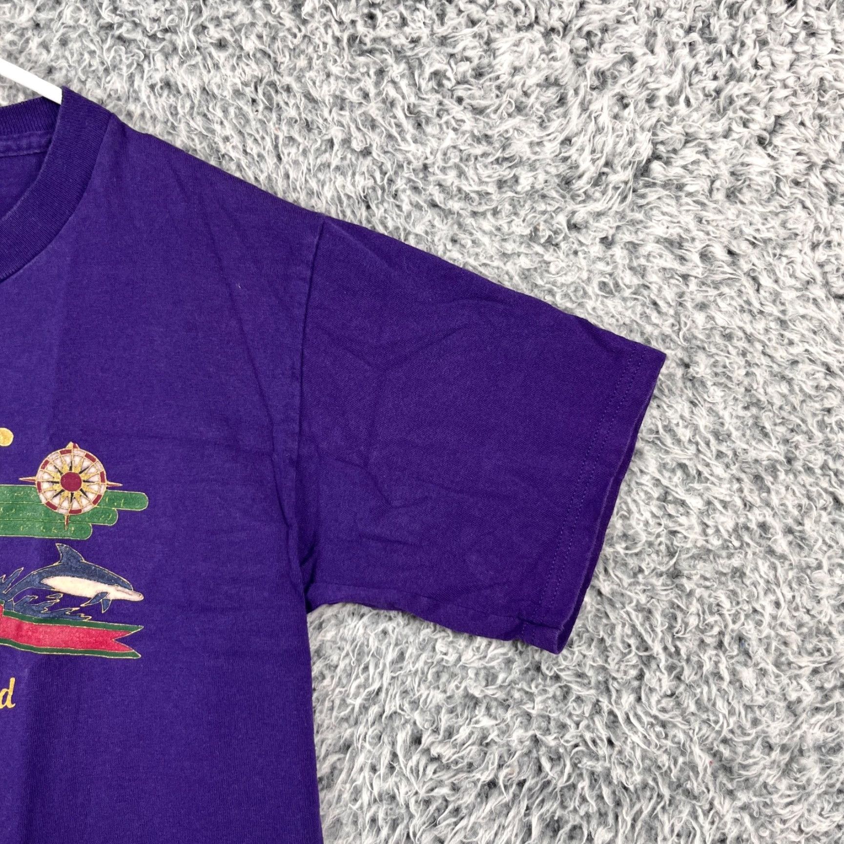 Lee VINTAGE Lee Hilton Head Island Shirt Womens Small Purple USA Destination Shirt Size S / US 4 / IT 40 - 5 Thumbnail