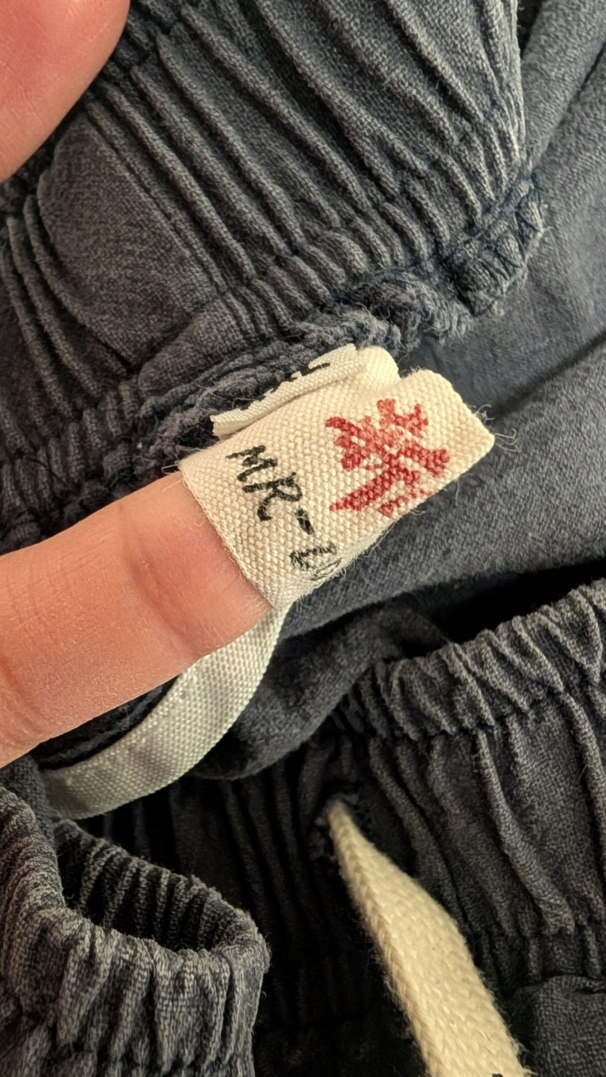 Japanese Brand Mr Donoo Loose Drawstring Joggers - Dark Blue - XL Size US 26 / EU 42 - 5 Thumbnail