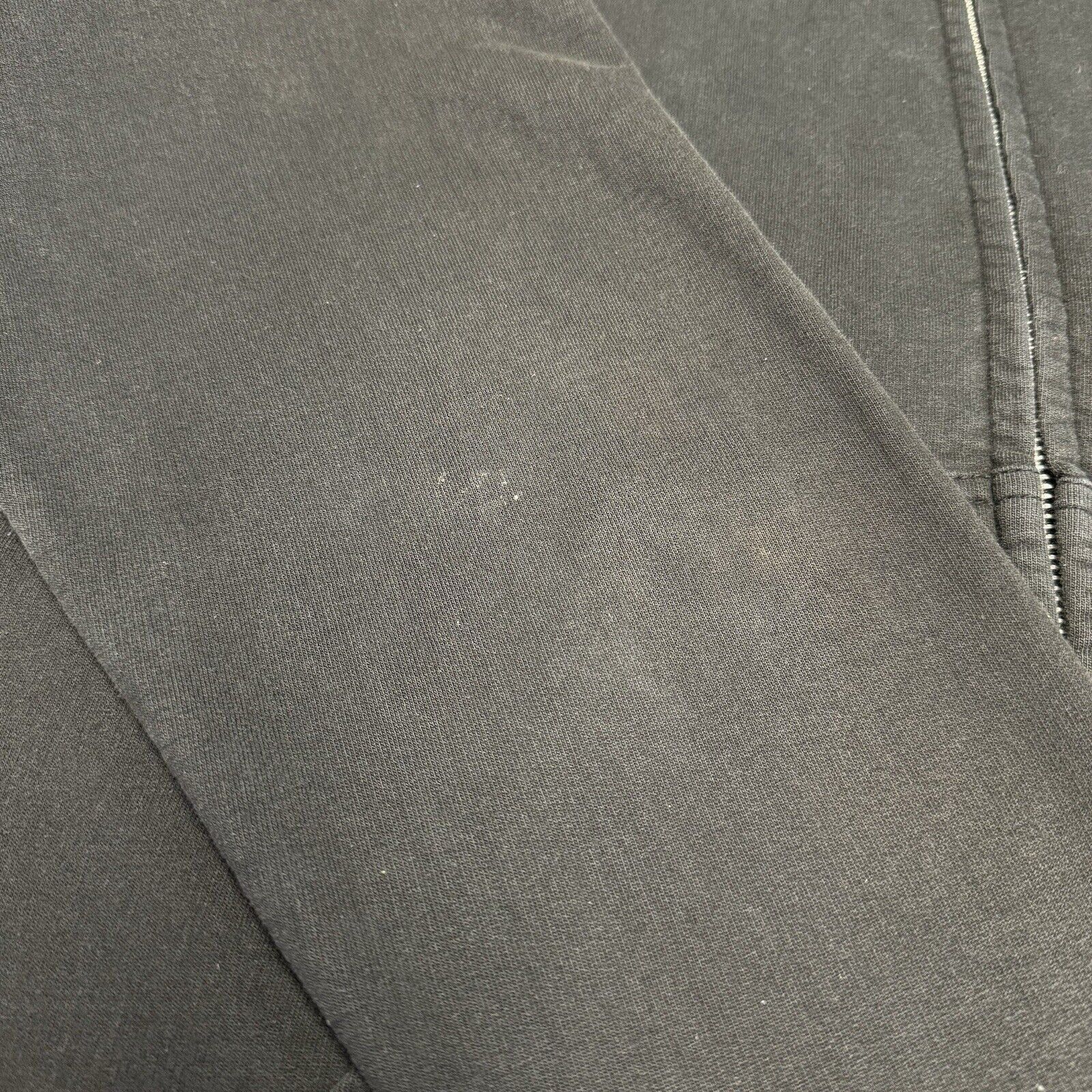Vintage Famous Hoodie Sweatshirt Mens Medium Black Full Zip Size US M / EU 48-50 / 2 - 7 Thumbnail
