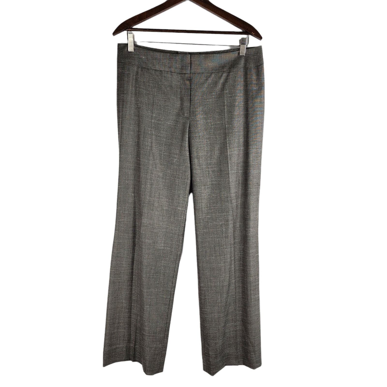 Escada Escada Virgin Wool Silk Dress Pants High Rise WIde Leg M Size 27" / US 4 / IT 40 - 2 Thumbnail