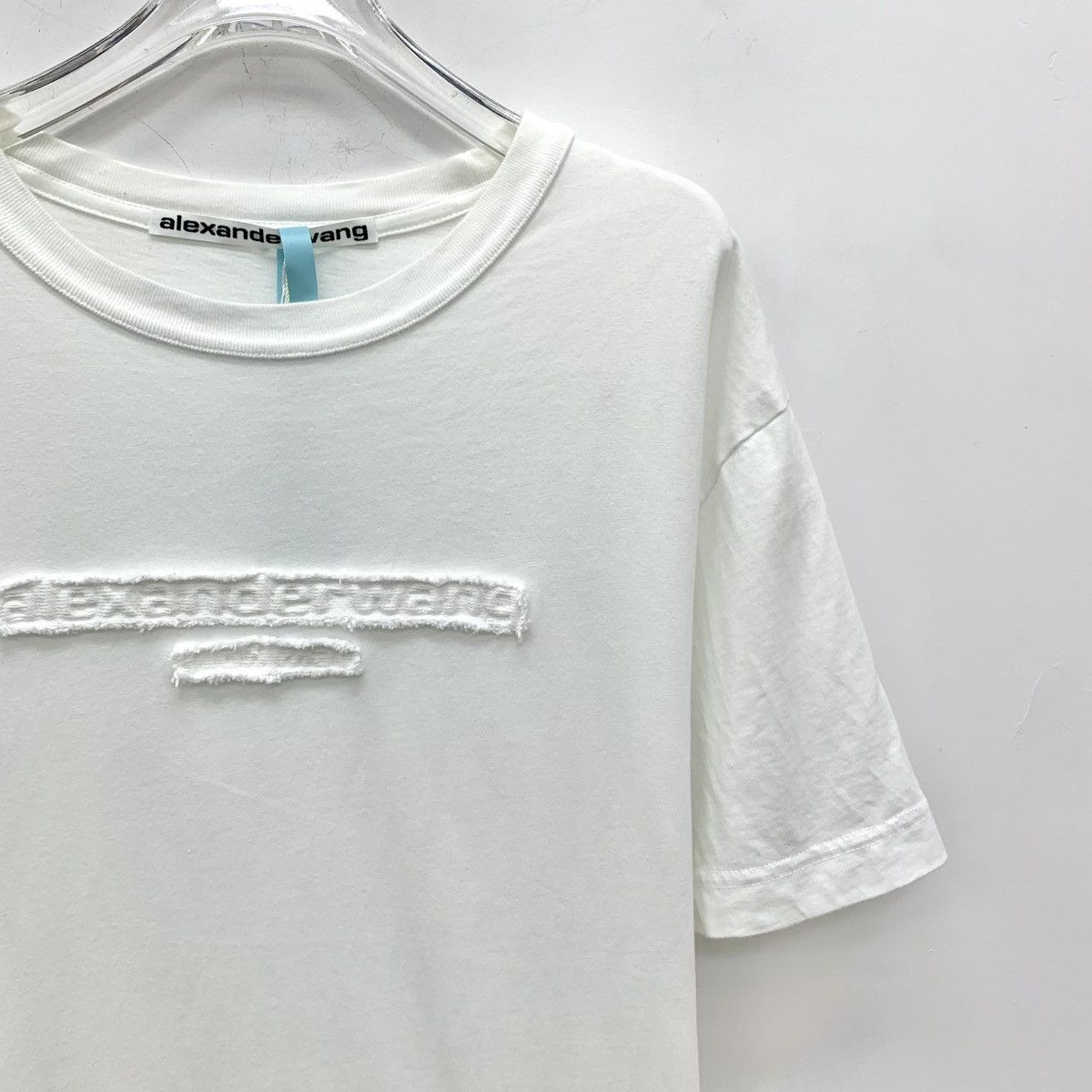 Alexander Wang Alexander Wang Logo Embroidered Short Sleeve T-Shirt K26WX Size S / US 4 / IT 40 - 3 Thumbnail