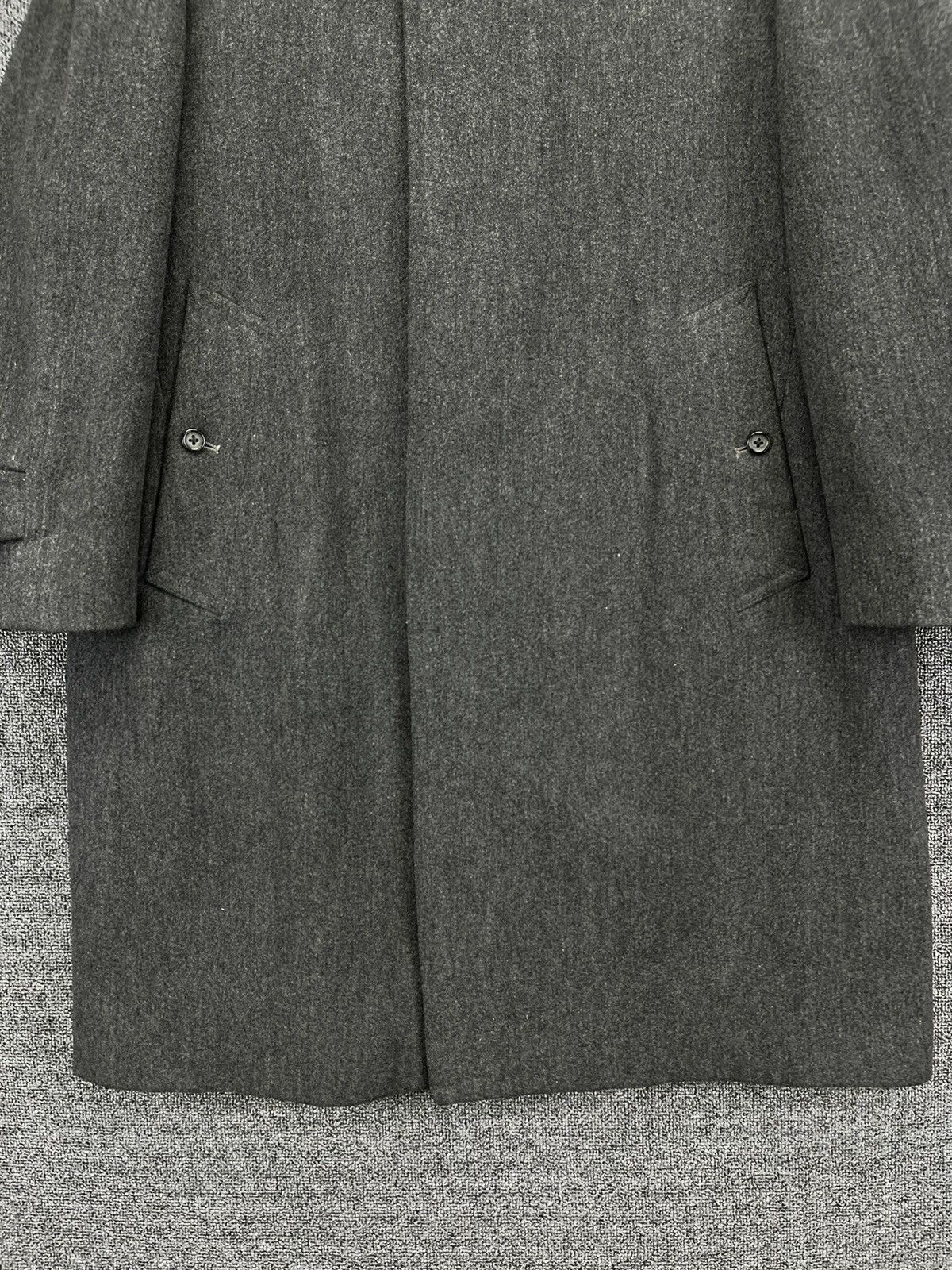 Burberry Vintage Burberry Grey Trench Coats Wool Long Jacket Size US M / EU 48-50 / 2 - 6 Thumbnail