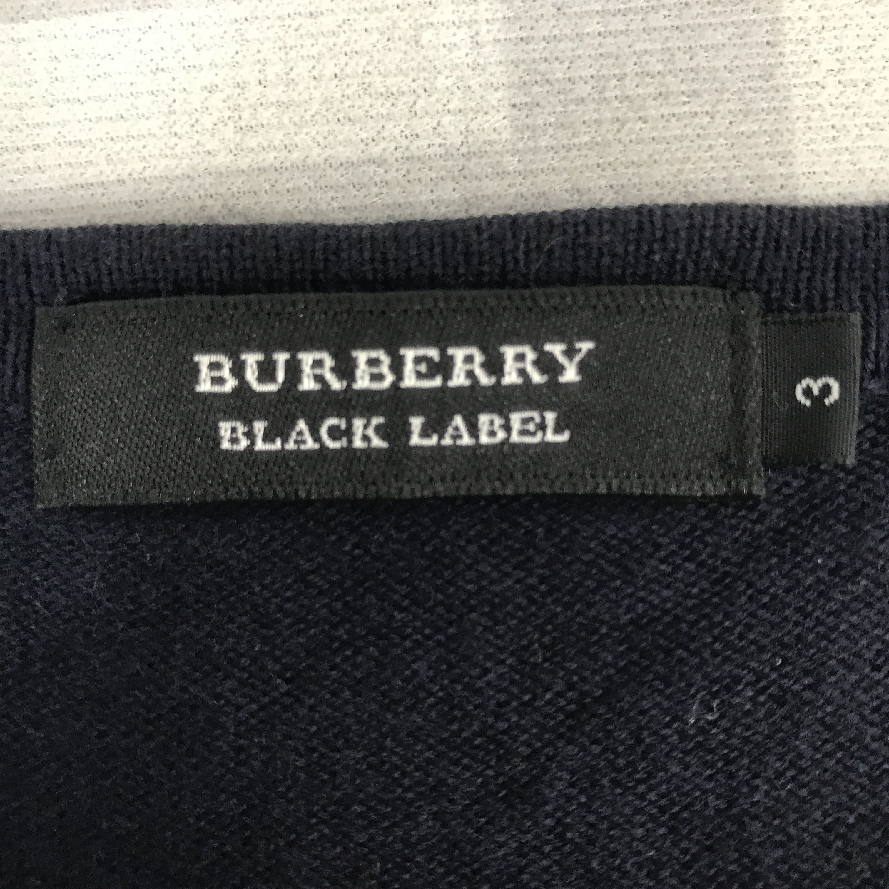 Black Label × Burberry × Vintage Vintage Burberry Black Label V Collar Knitwear Size US M / EU 48-50 / 2 - 9 Thumbnail