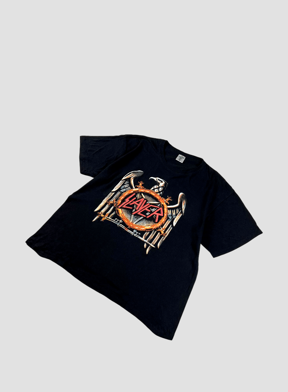 Band Tees × Vintage Vintage Slayer Rock T-shirt merchendise Keya tee L-XL Size US L / EU 52-54 / 3 - 3 Thumbnail
