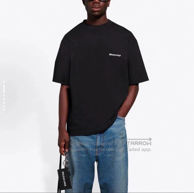 Balenciaga Balenciaga Small Embroidered Logo T. Size US S / EU 44-46 / 1 - 8 Thumbnail