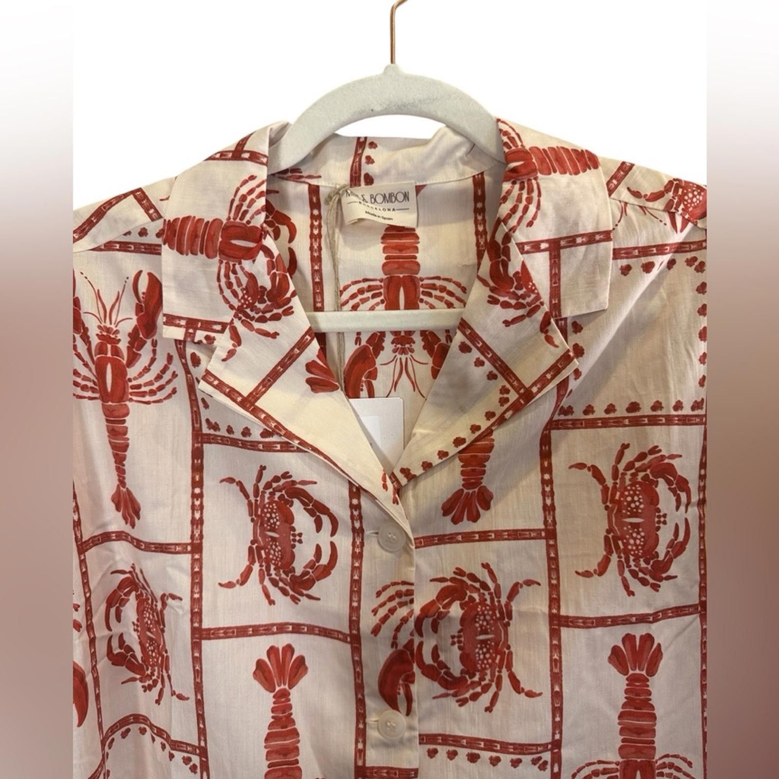 Other Mus & Bombon Lobster and Crab Summer Cotton Shirt sz M Size M / US 6-8 / IT 42-44 - 3 Thumbnail