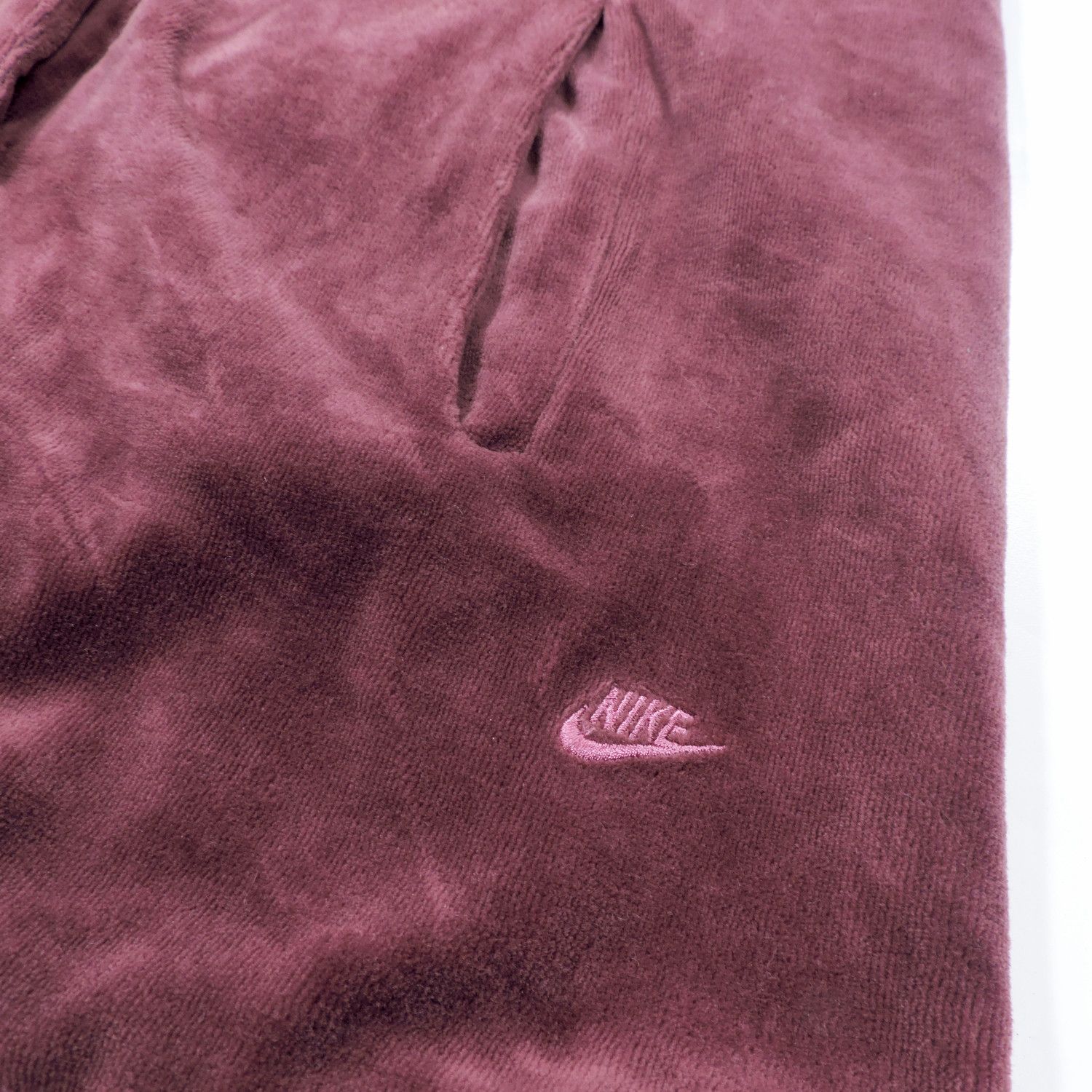 Nike 00’S NIKE WINTER VELVET MAROON JACKET Size M / US 6-8 / IT 42-44 - 10 Thumbnail