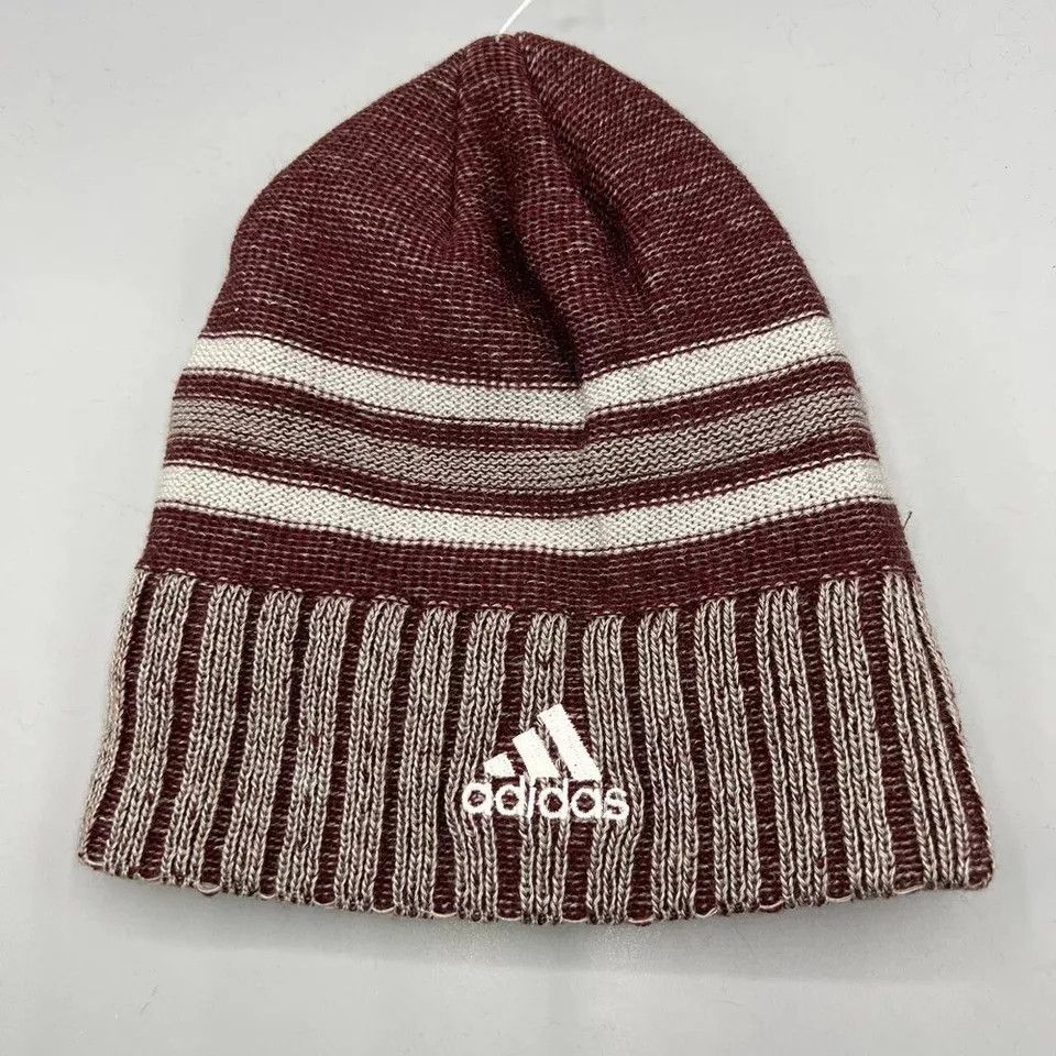 Adidas Texas A&M Aggies Hat Men Adidas Cuffed Beanie Cap New Adult Size ONE SIZE - 2 Thumbnail
