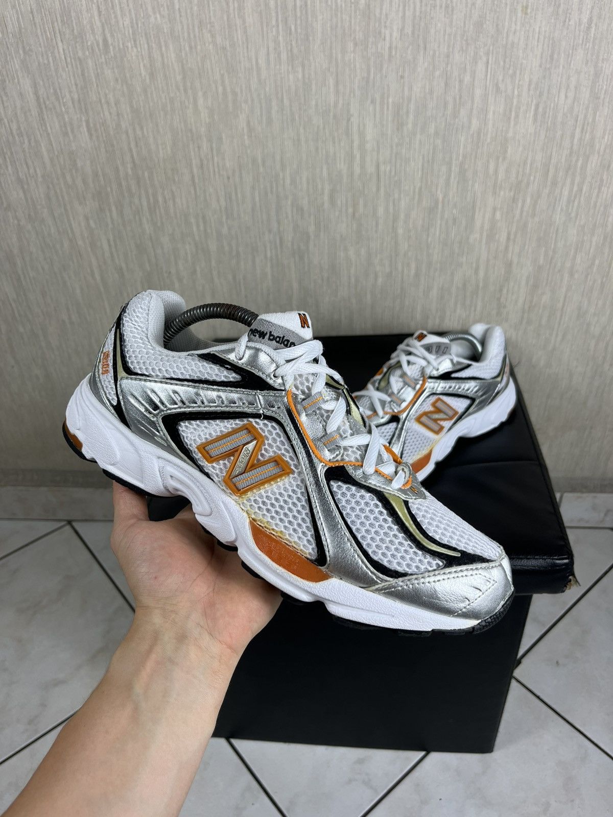 New Balance 911 Retro Silver Classic Shoes Sneakers, Men's