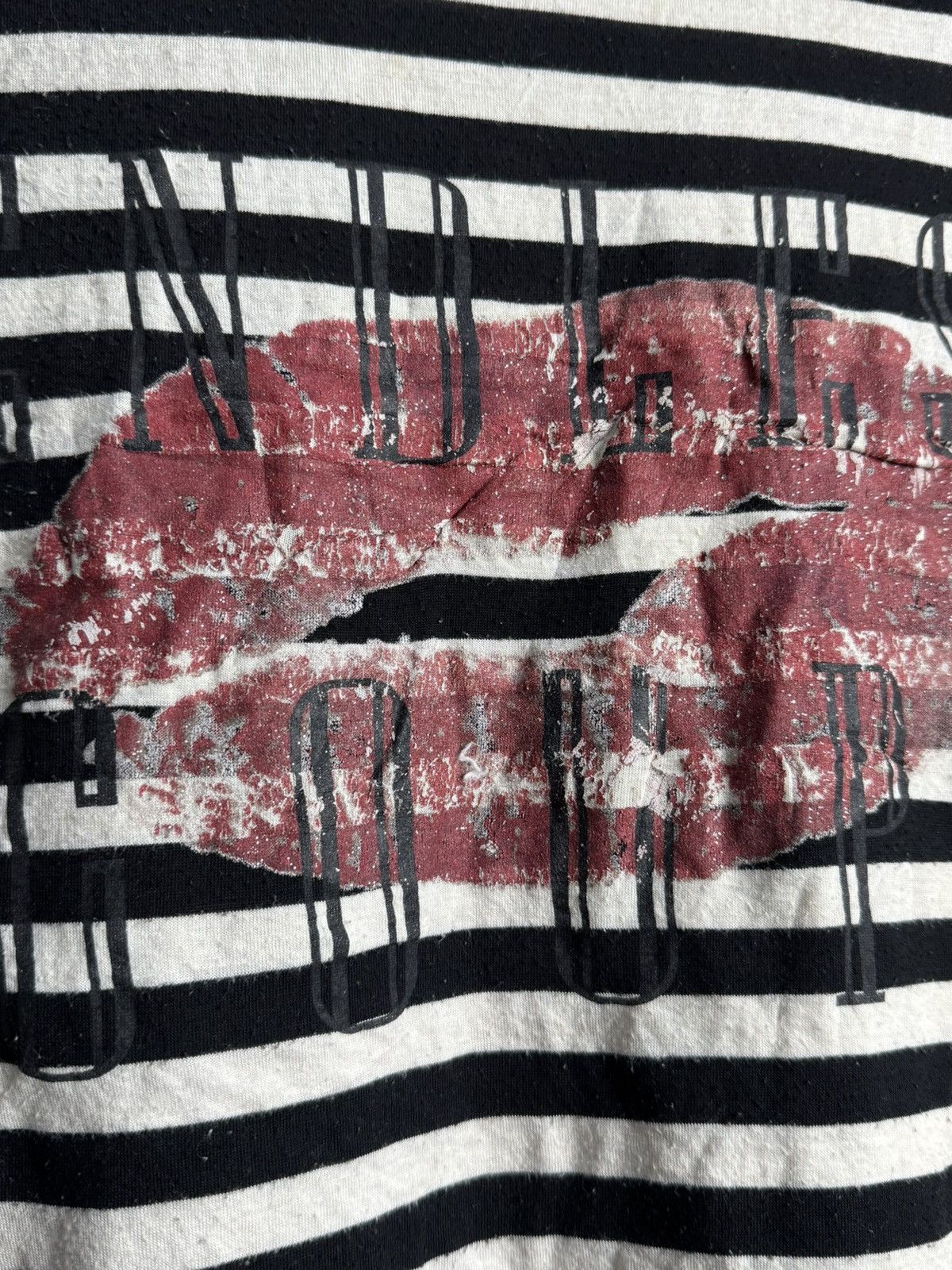 Hysteric Glamour Stripe Lip Coups Japanese Long Sleeve Size US S / EU 44-46 / 1 - 3 Thumbnail